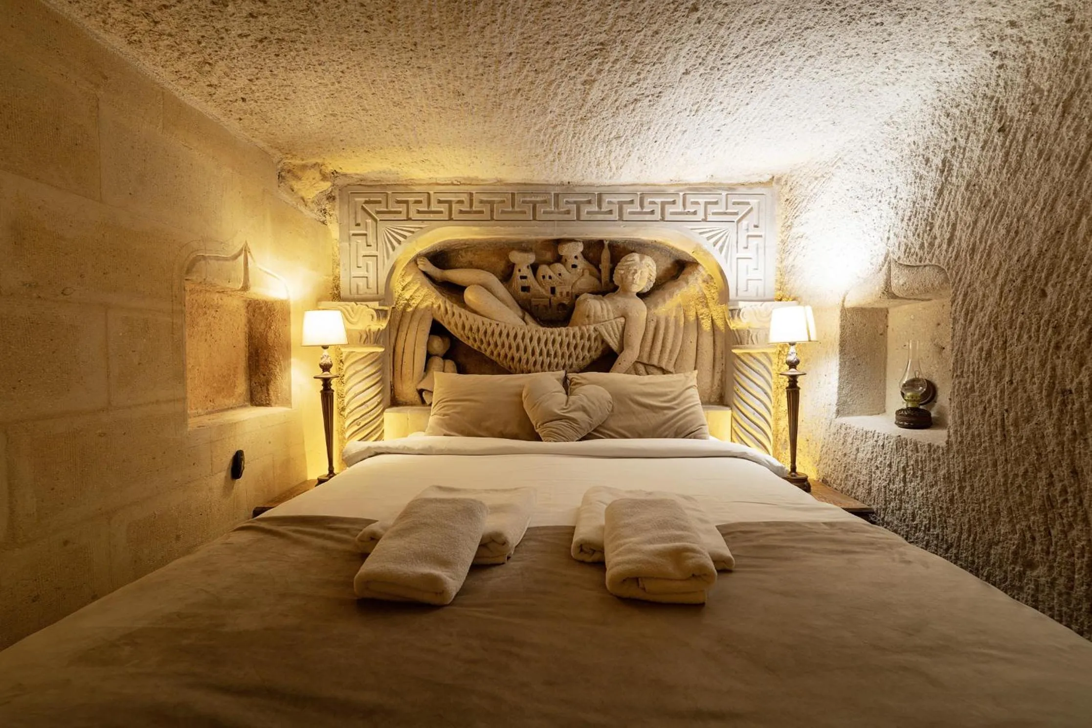 Bed in Wish Cappadocia Luxury Boutique Chain Hotels