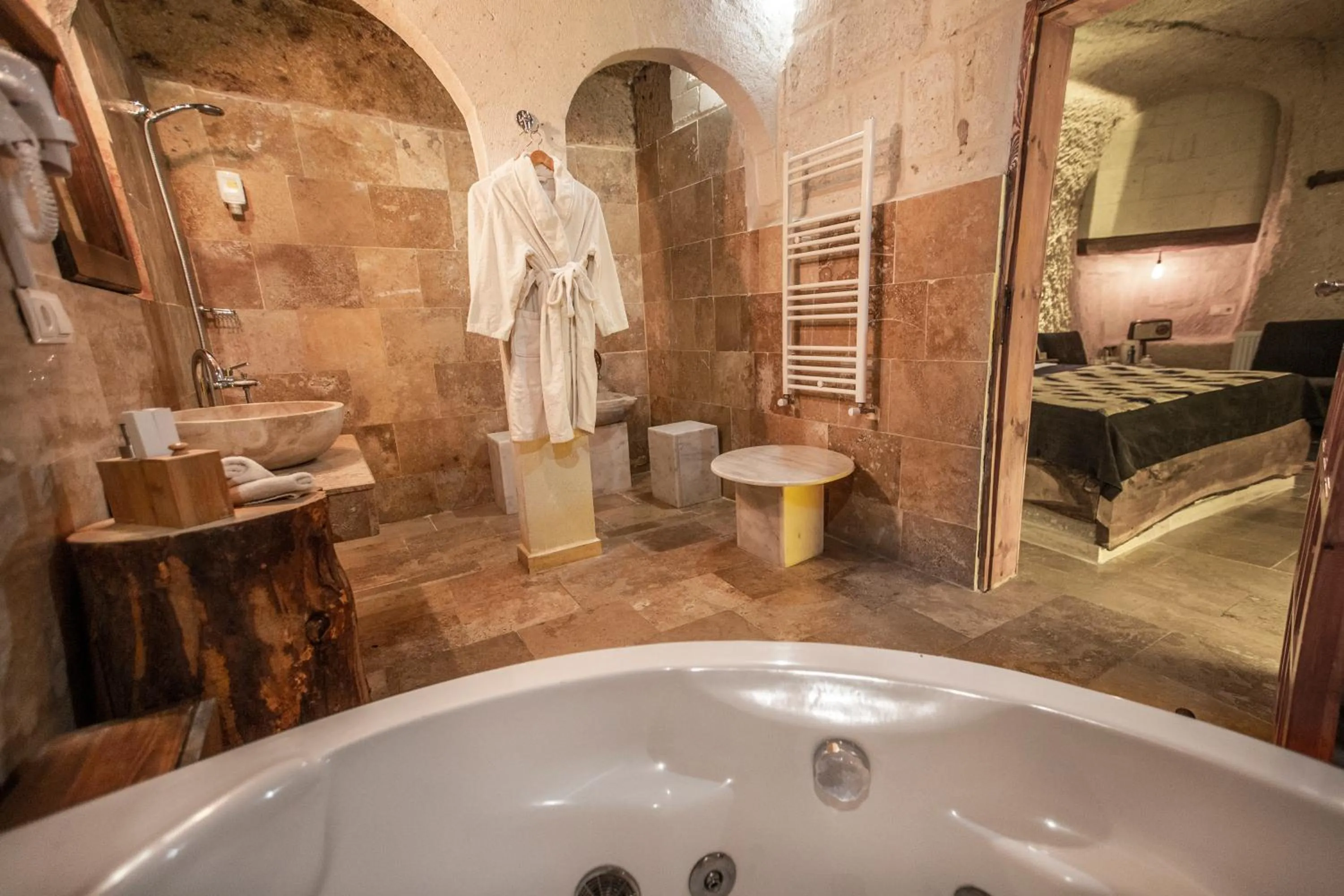 Bathroom, Bed in Wish Cappadocia Luxury Boutique Chain Hotels