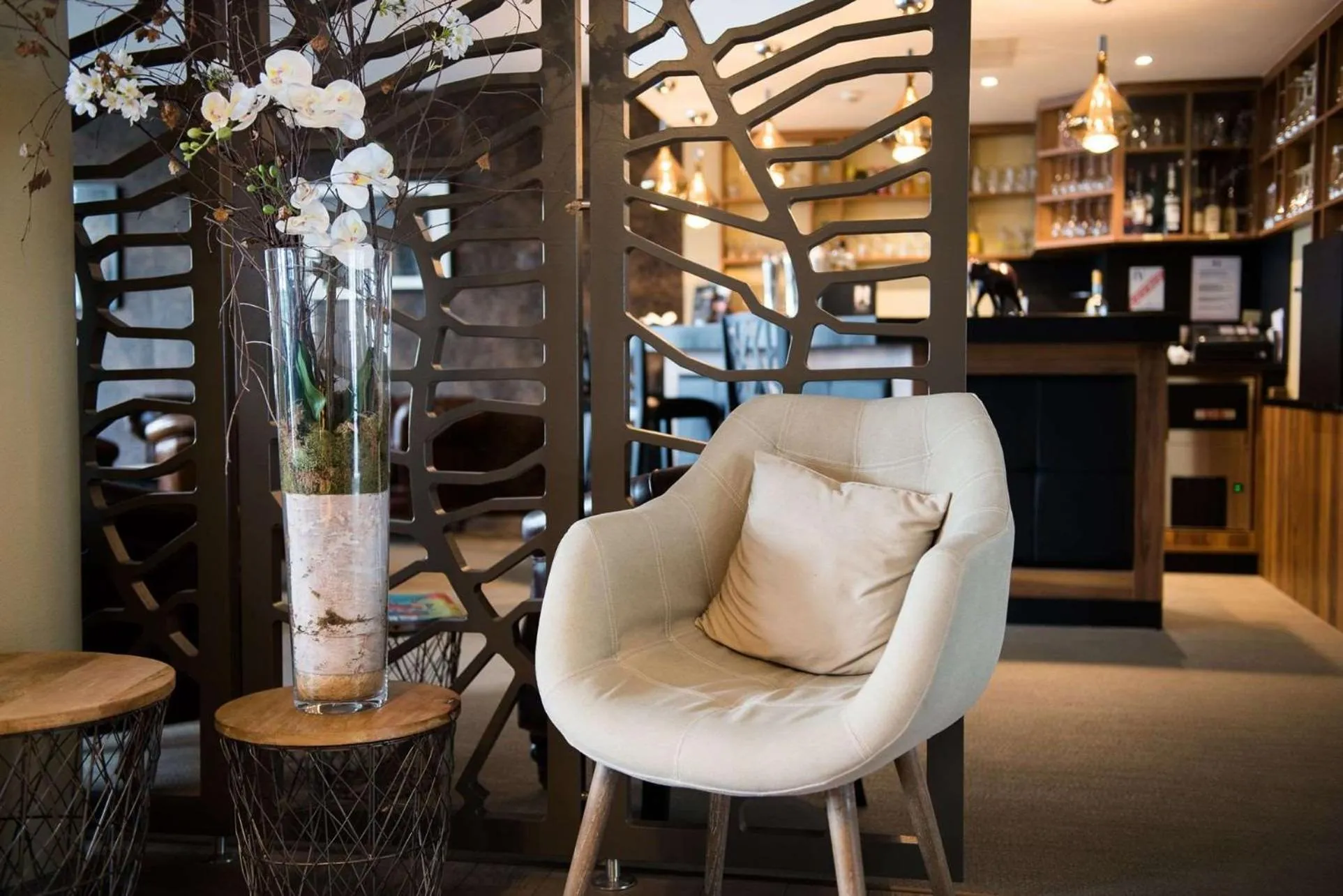 Lounge or bar in Le Lodge Brit Hotel Strasbourg Zenith