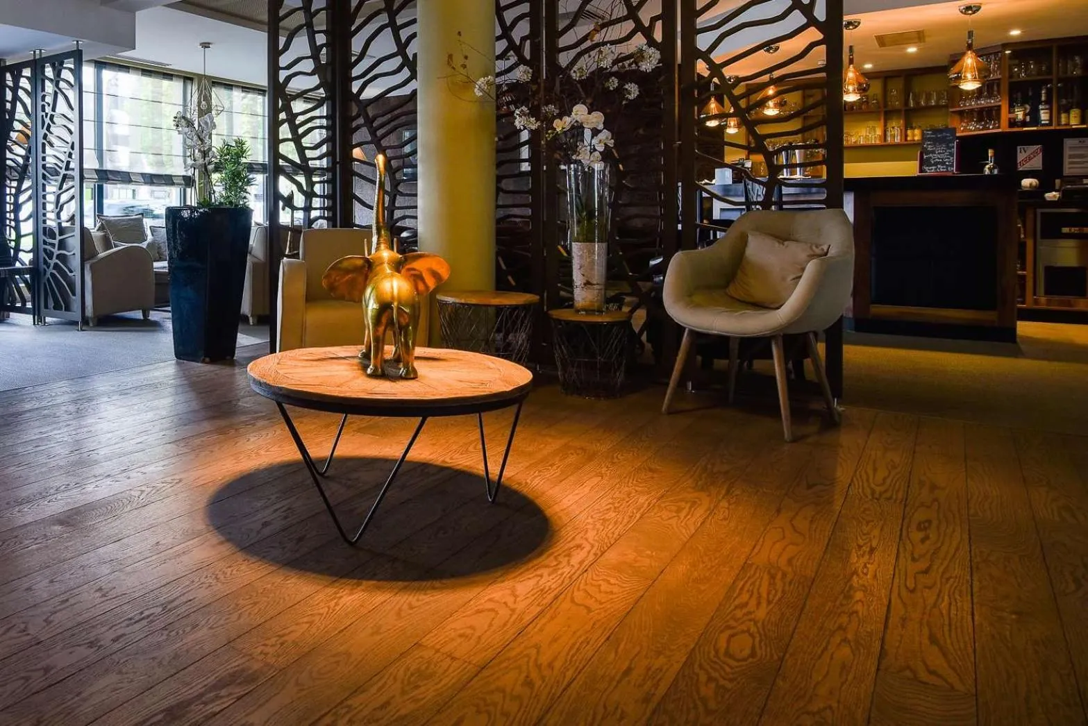 Lounge or bar in Le Lodge Brit Hotel Strasbourg Zenith