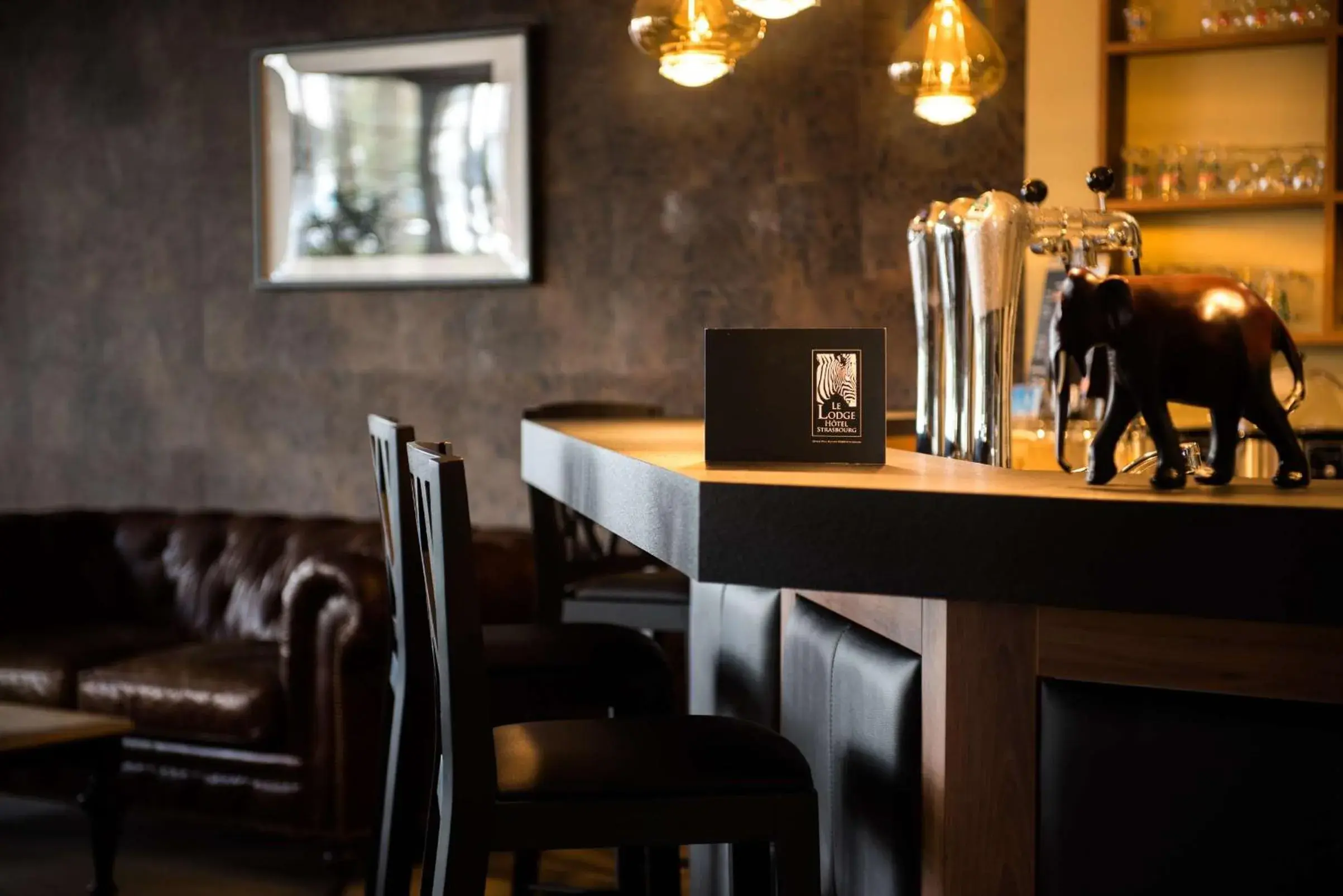 Lounge or bar in Brit Hotel Strasbourg Le Lodge Lounge or bar in Brit Hotel Strasbourg Le Lodge