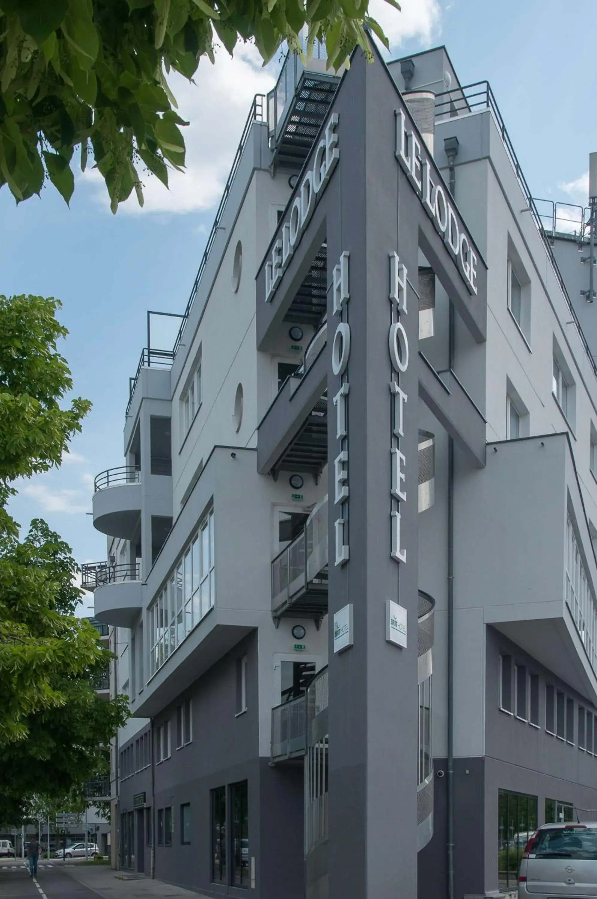 Property building in Brit Hotel Strasbourg Le Lodge Property building in Brit Hotel Strasbourg Le Lodge