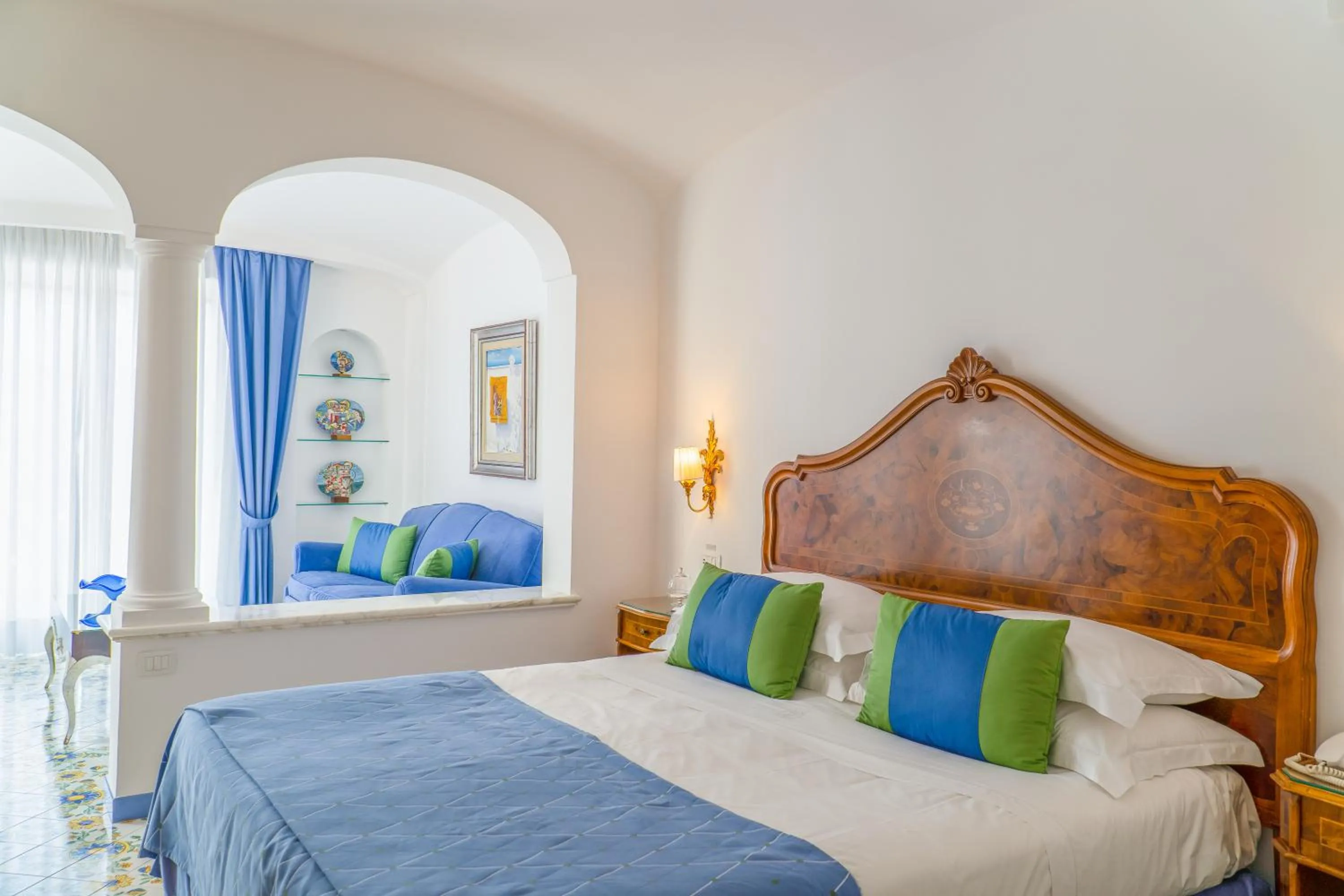 Bed in Grand Hotel La Favorita