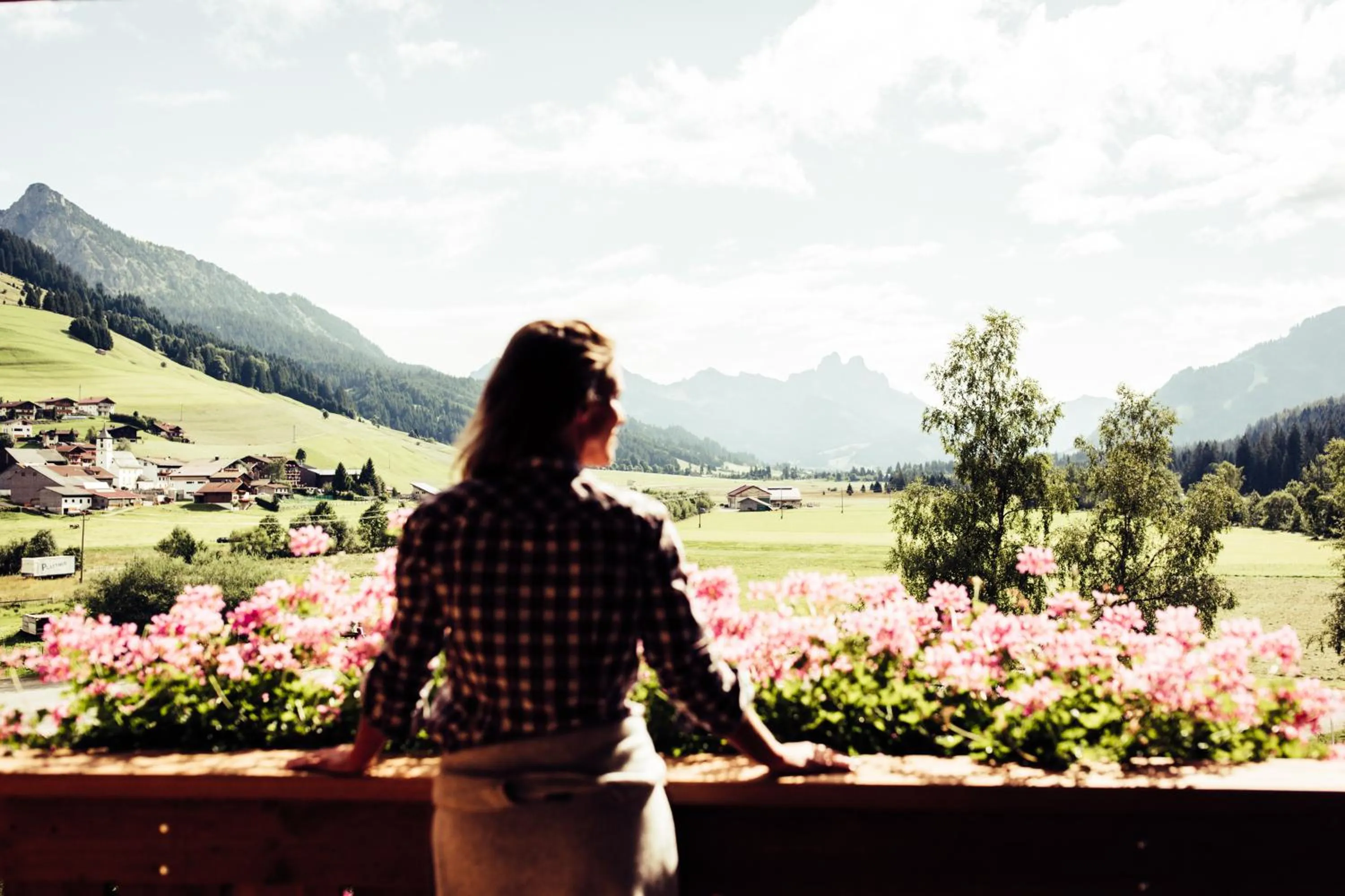 View (from property/room) in Biohotel Bergzeit