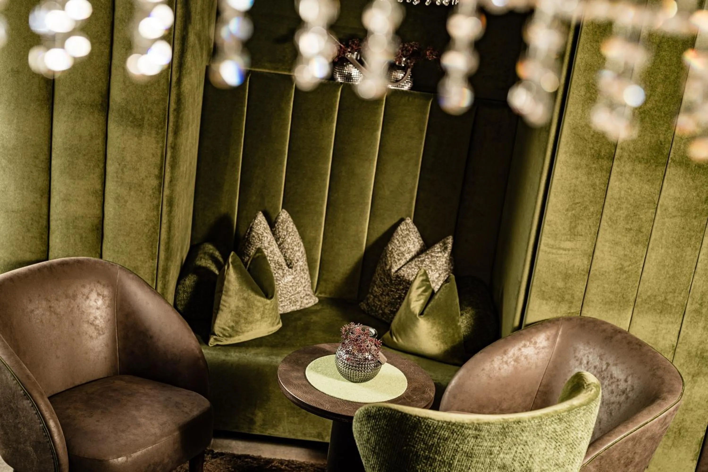 Seating area in Boutique & Fashion Hotel Maciaconi - Gardenahotels