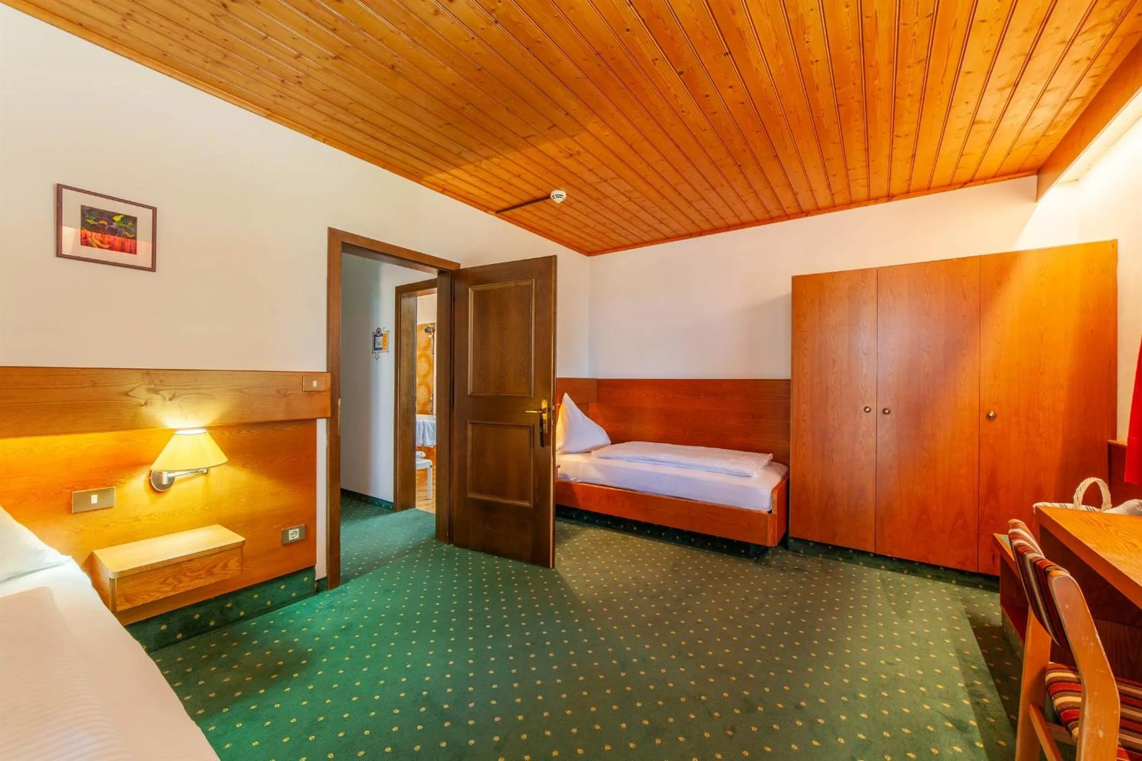 Bed in Hotel St. Pankraz