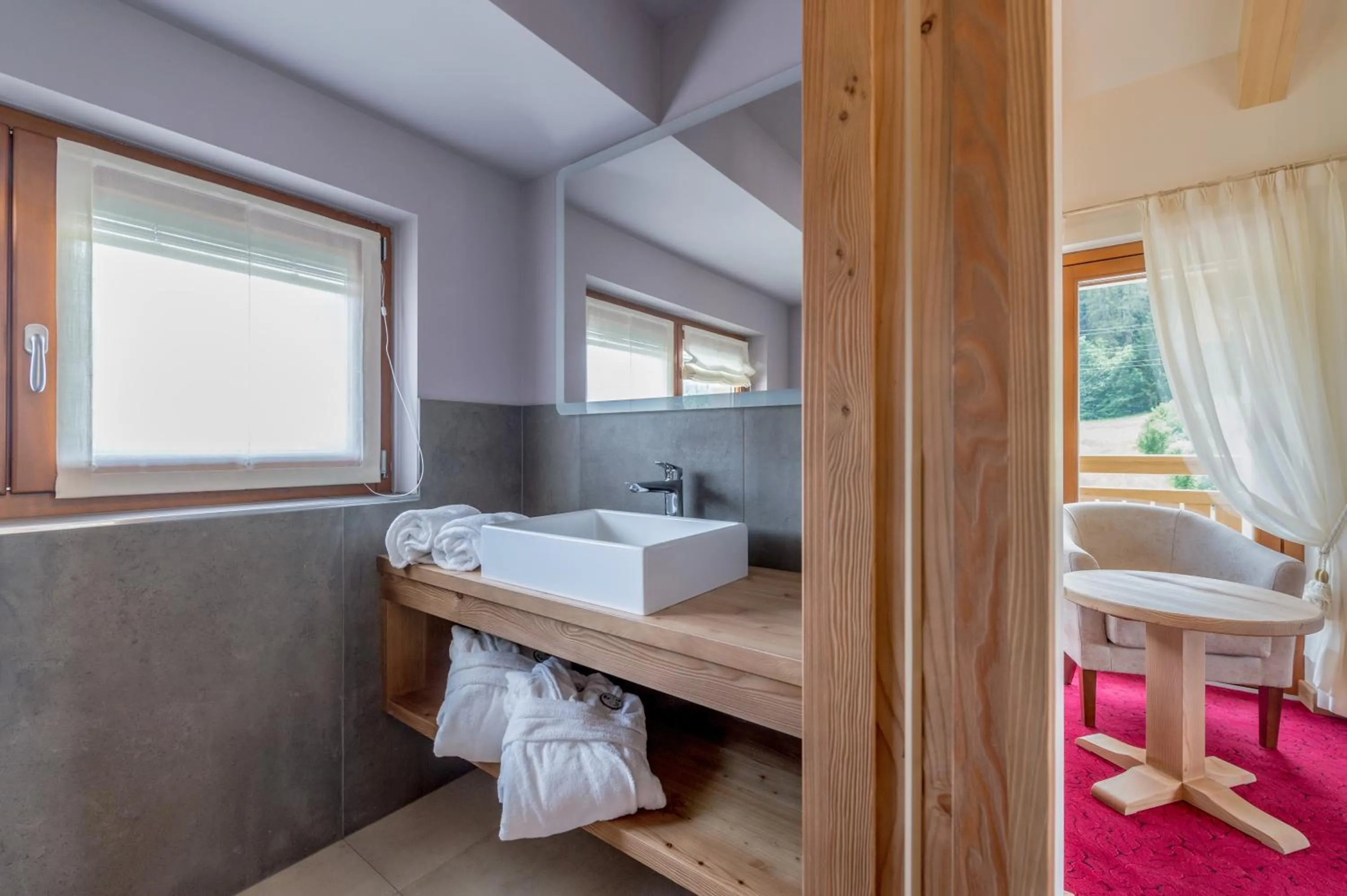 Bathroom in Tevini Dolomites Charming Hotel