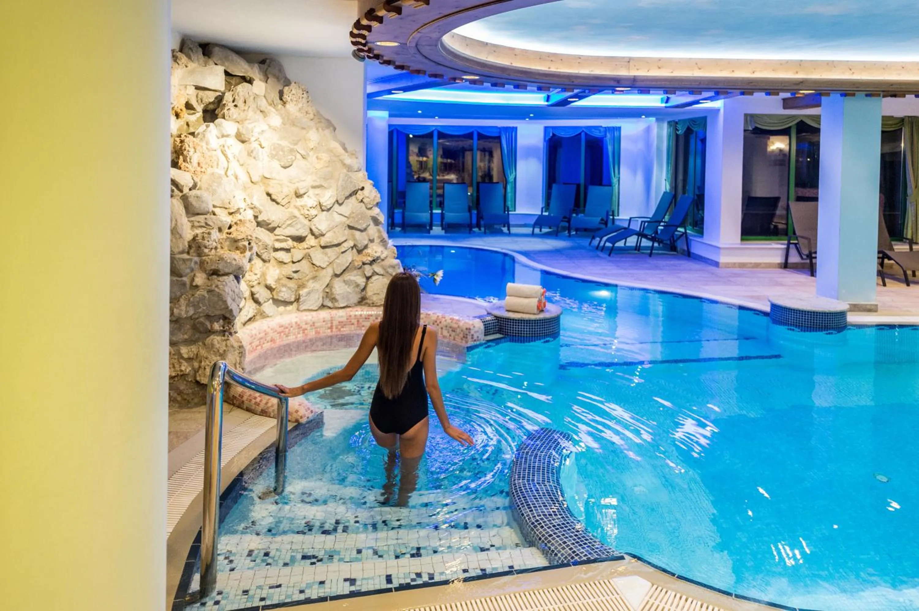 Garden view in Tevini Dolomites Charming Hotel