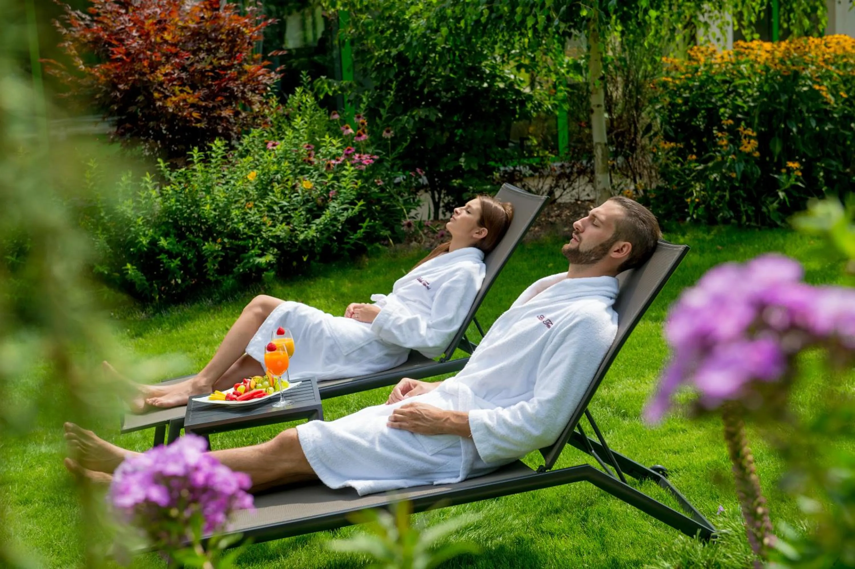 Garden in Tevini Dolomites Charming Hotel
