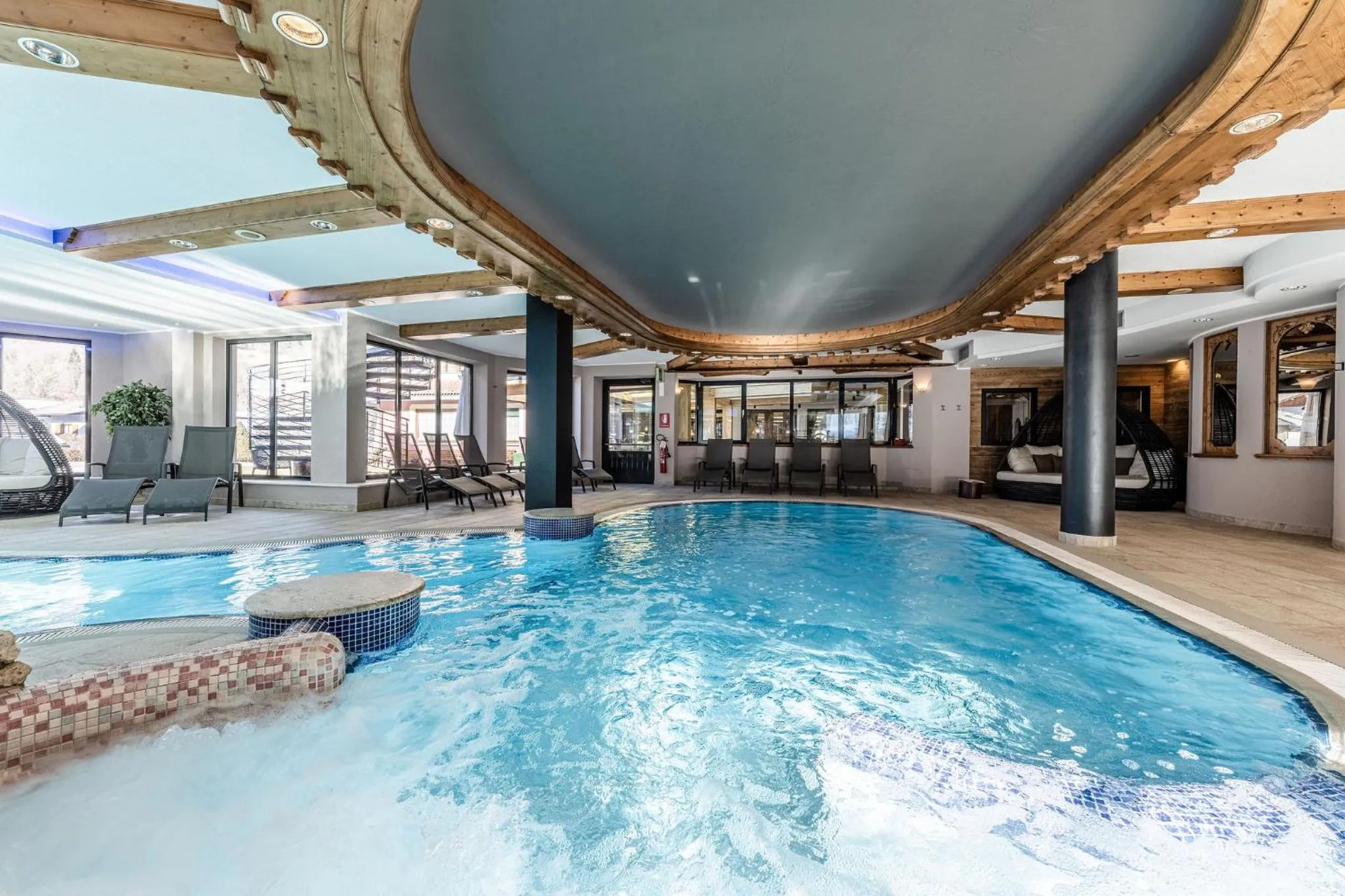 Spa and wellness centre/facilities in Tevini Dolomites Charming Hotel