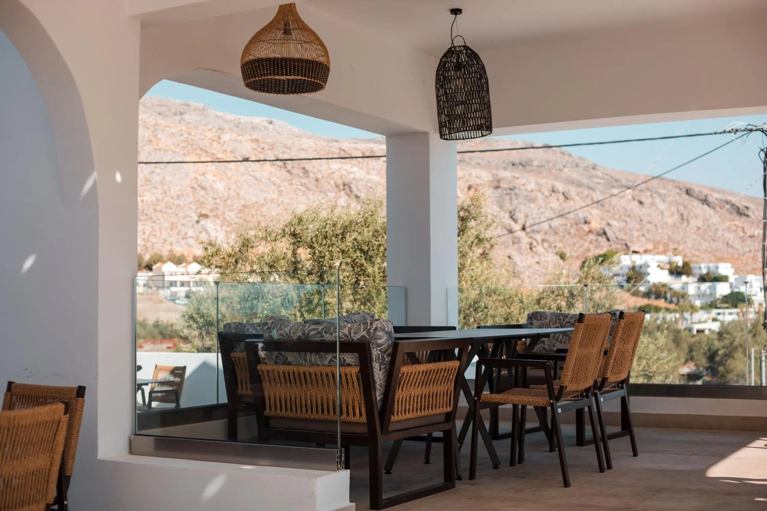 Seating area in Lambis Studios & Apartments