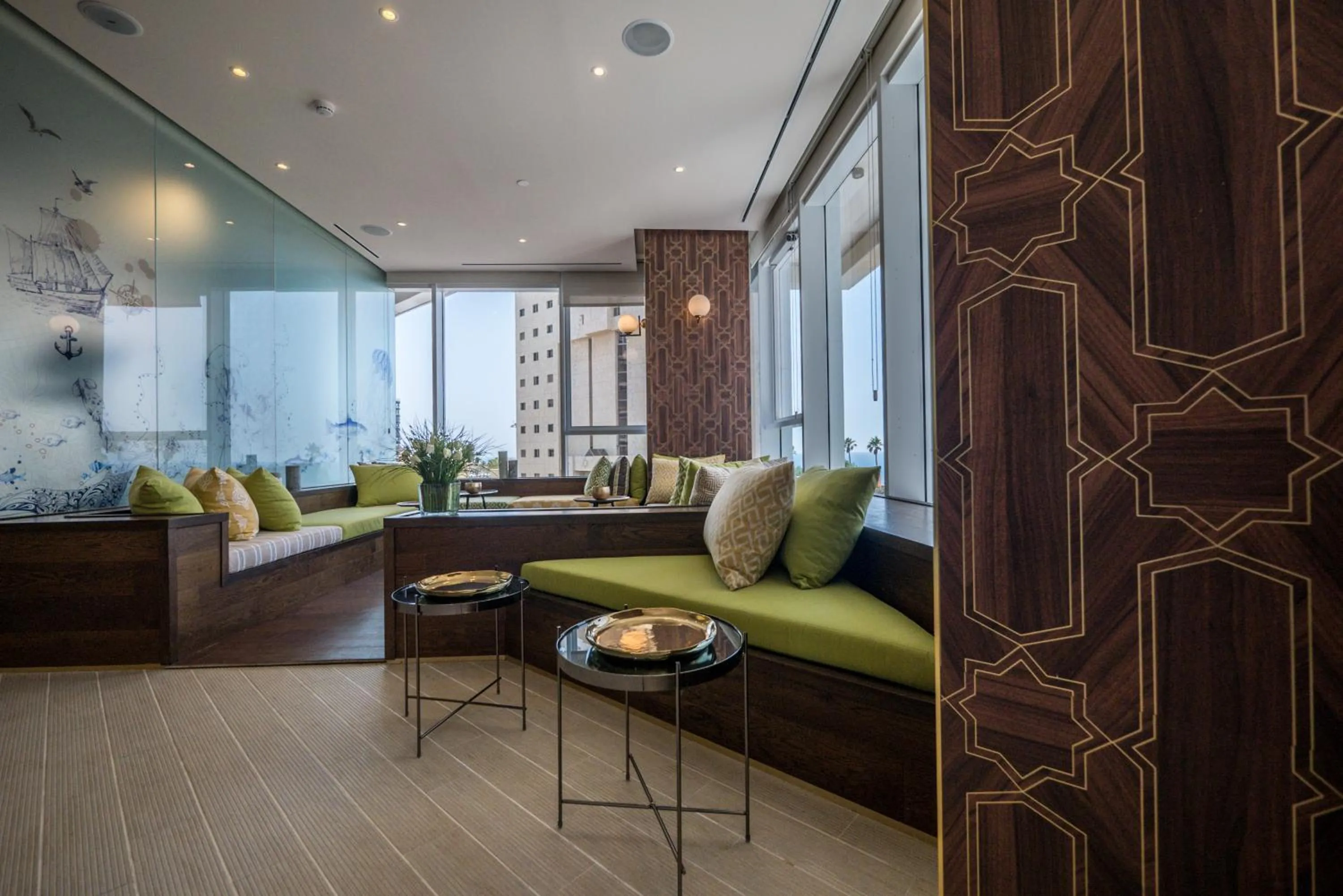 Balcony/Terrace in David Tower Hotel Netanya by Prima Hotels - 16 years Plus