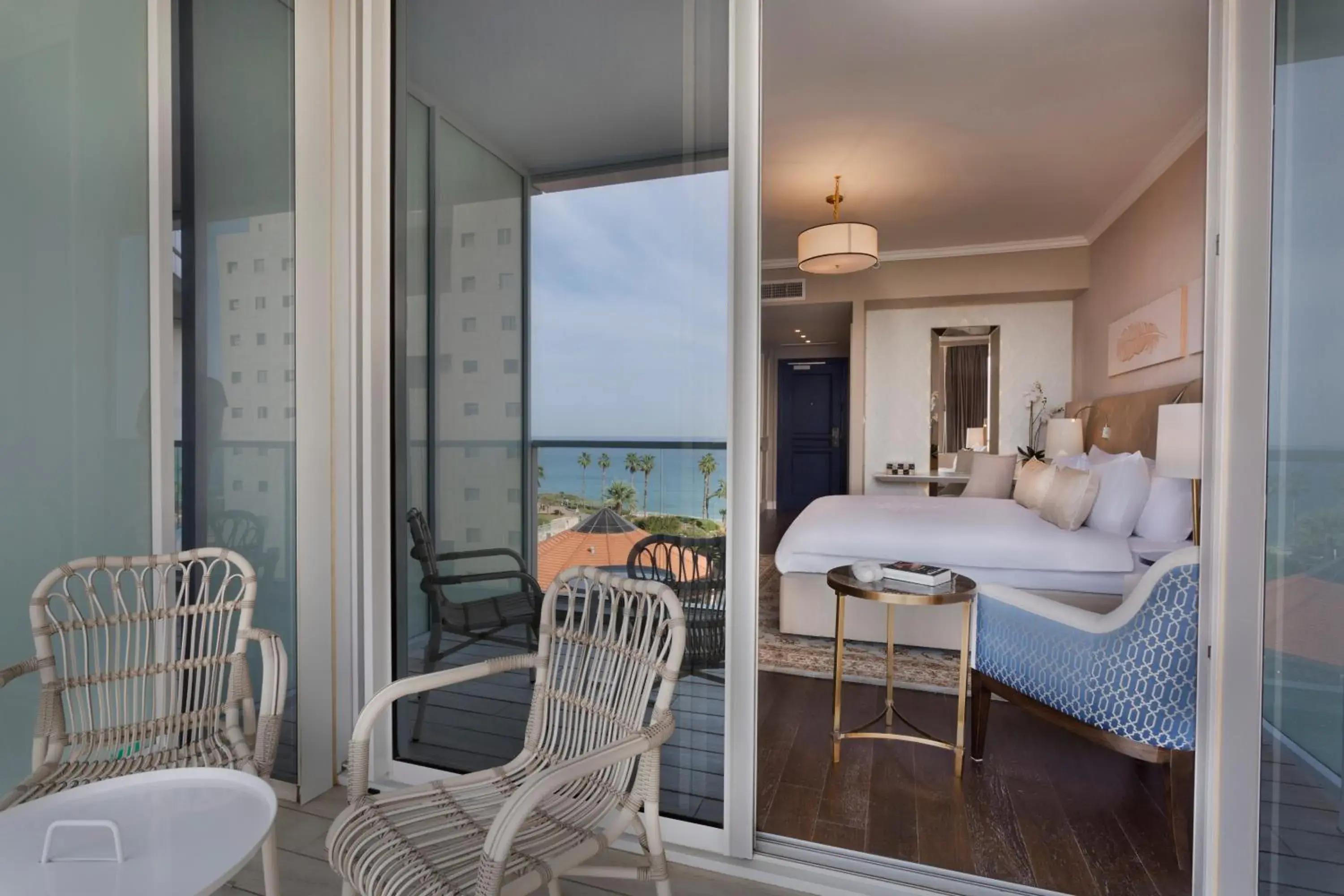 Deluxe Balcony with Sea View in David Tower Hotel Netanya by Prima Hotels - 16 years Plus Deluxe Balcony with Sea View in David Tower Hotel Netanya by Prima Hotels - 16 years Plus