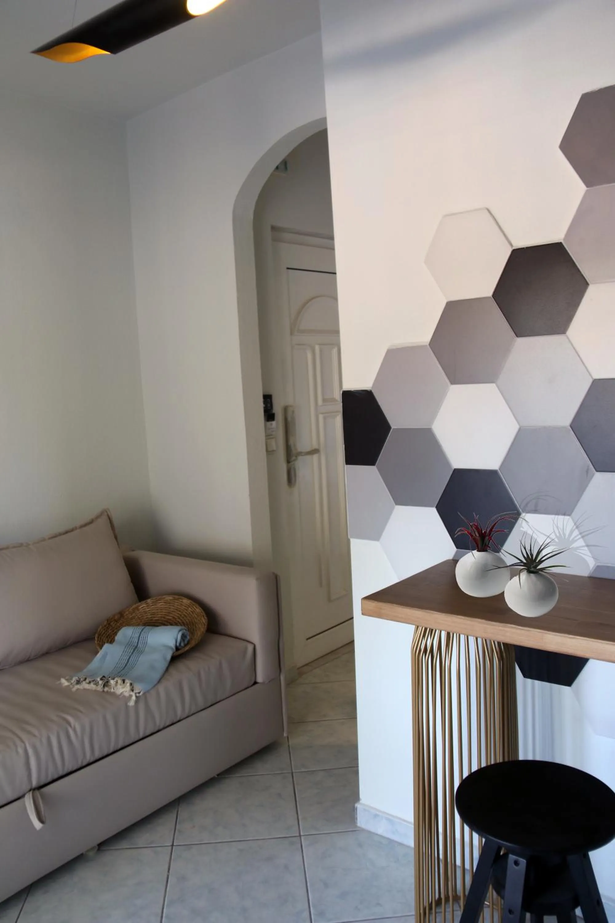 Living room in Villa Fylaktos