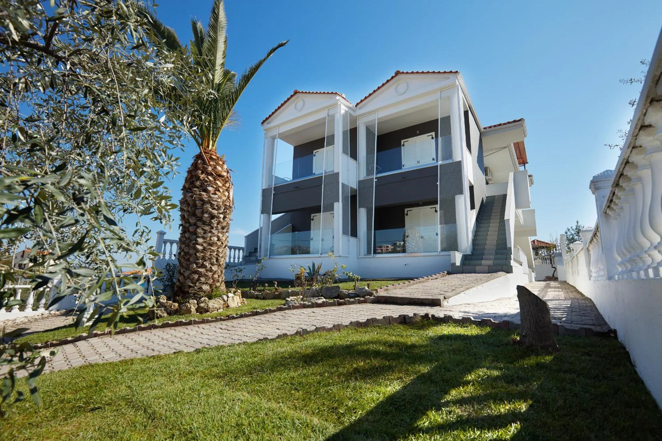Facade/entrance in Villa Fylaktos