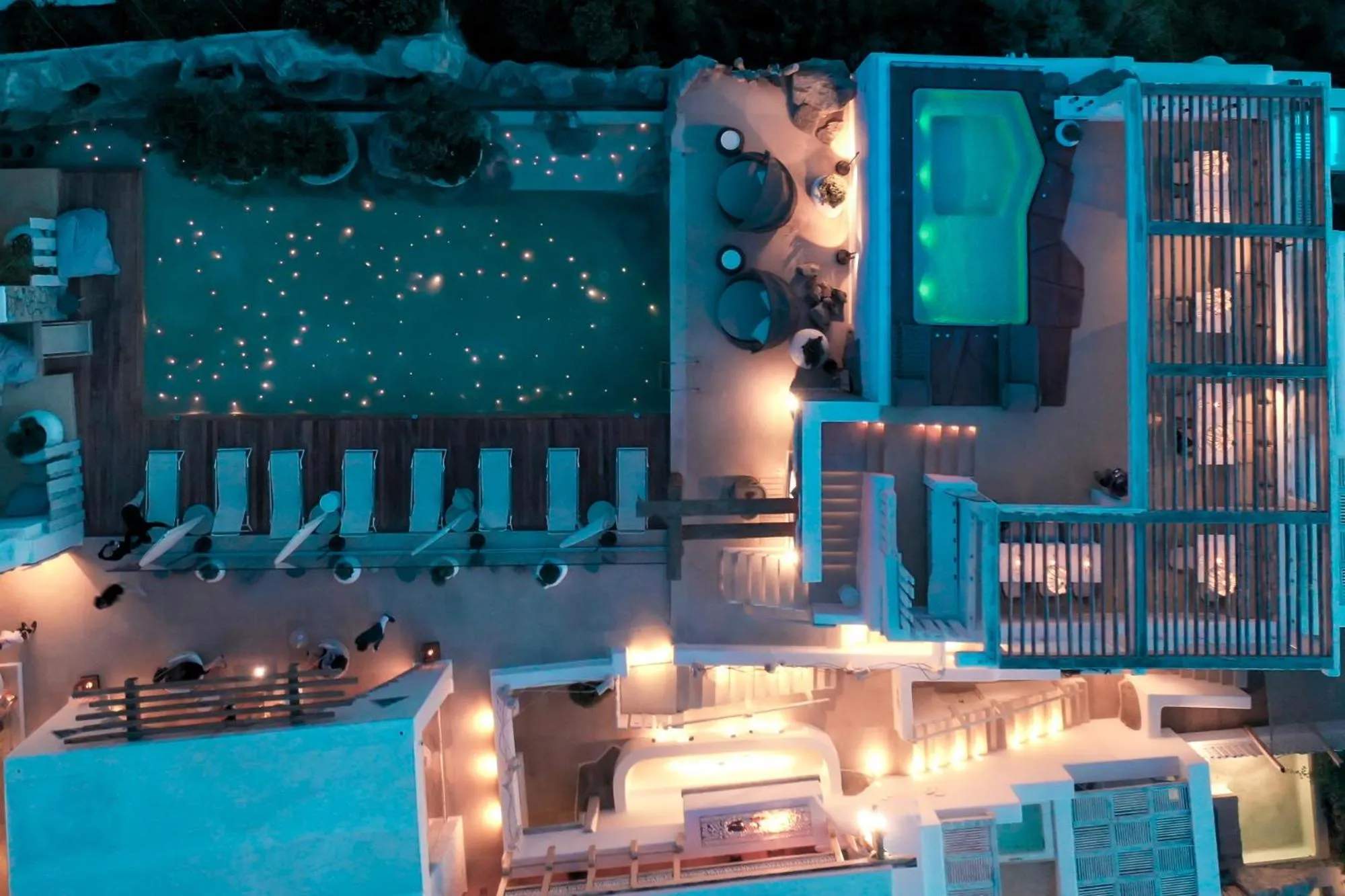 Pool view in Kove Mykonos - A Myconian Collection Hotel