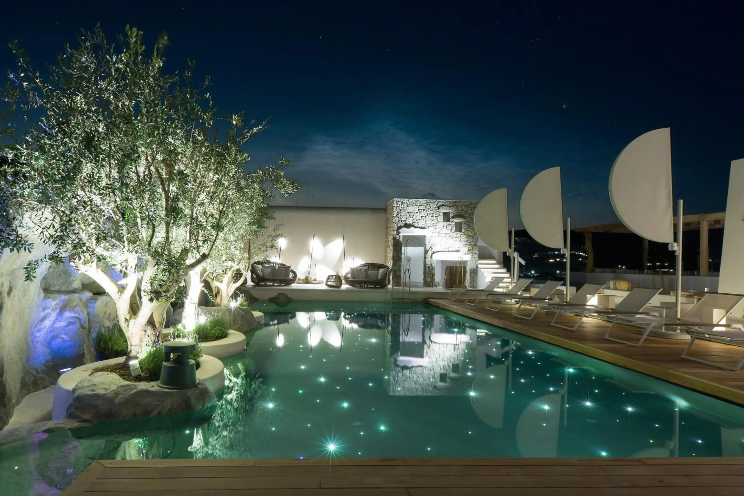 Swimming pool in Kove Mykonos - A Myconian Collection Hotel