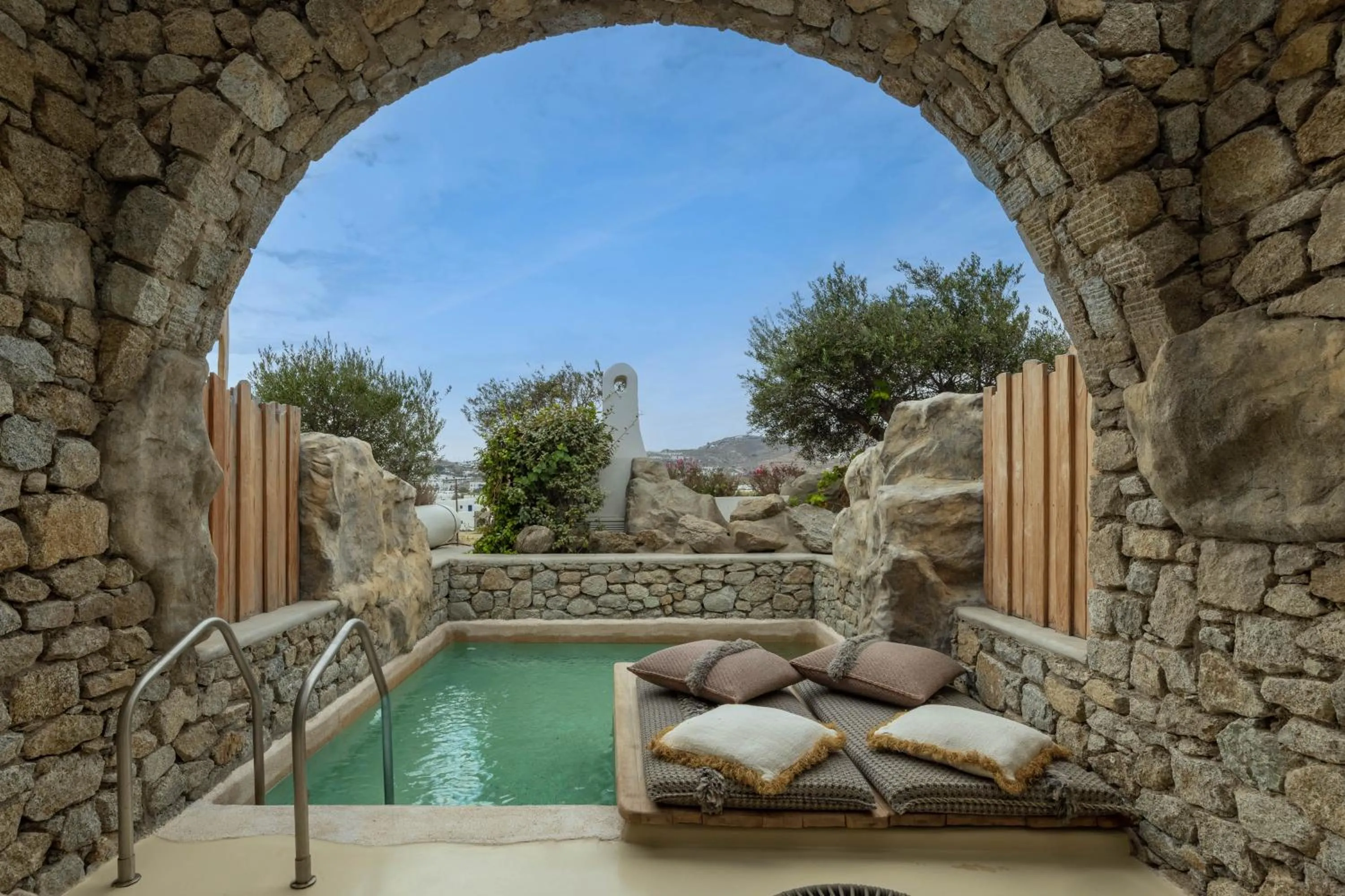 Pool view in Kove Mykonos - A Myconian Collection Hotel