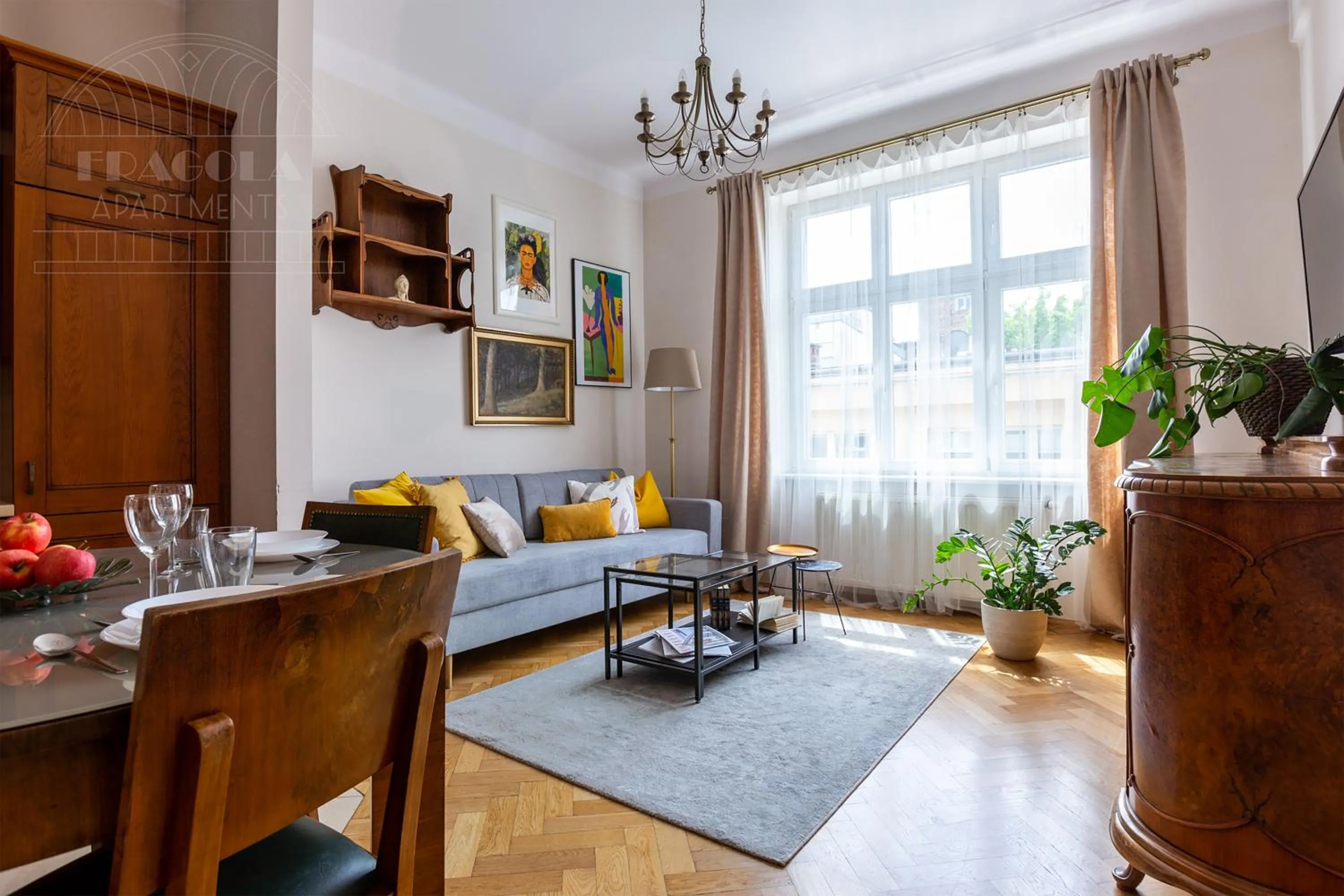 Living room in Fragola Apartments Old Town
