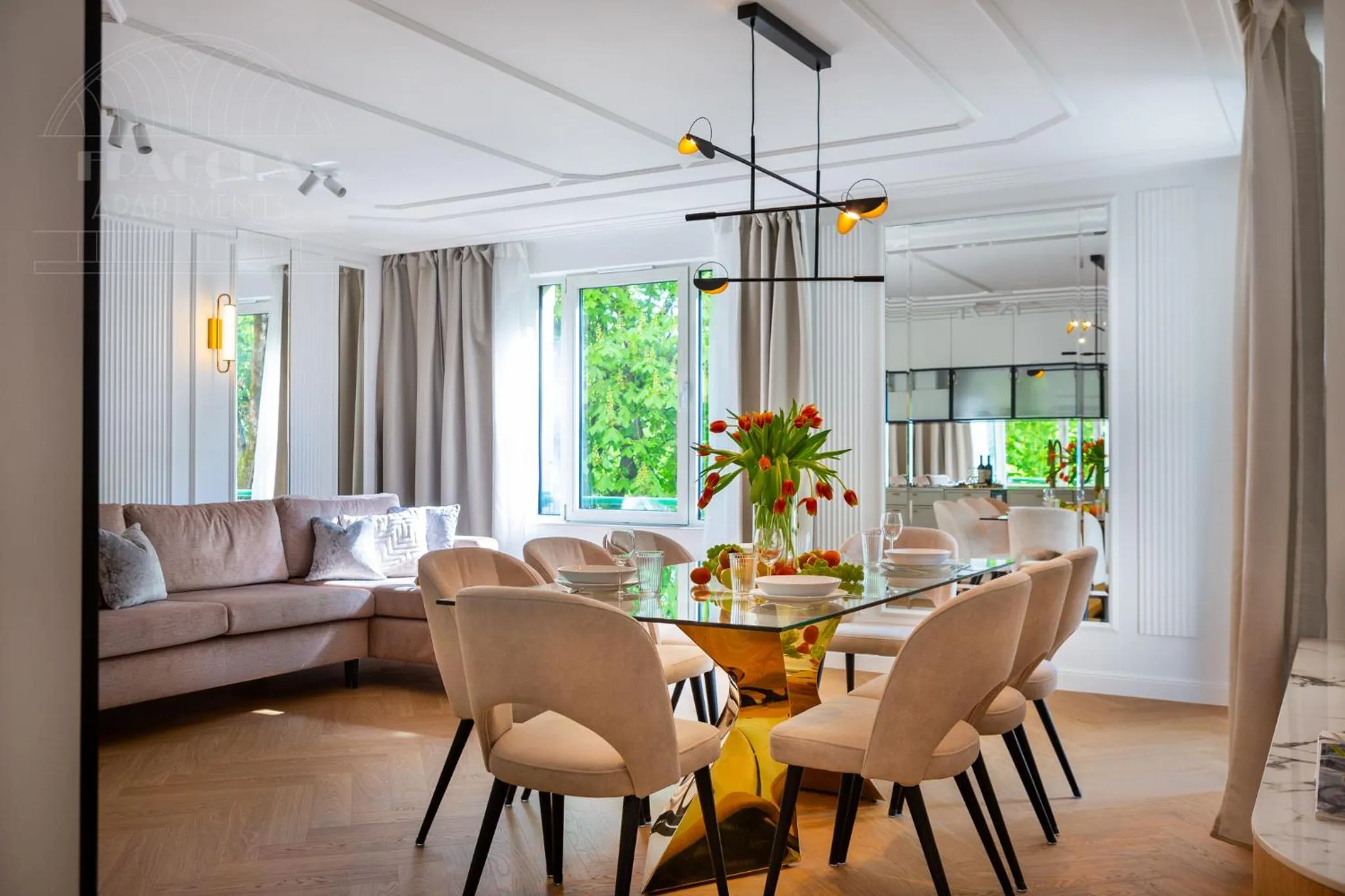 Living room in Fragola Apartments Old Town