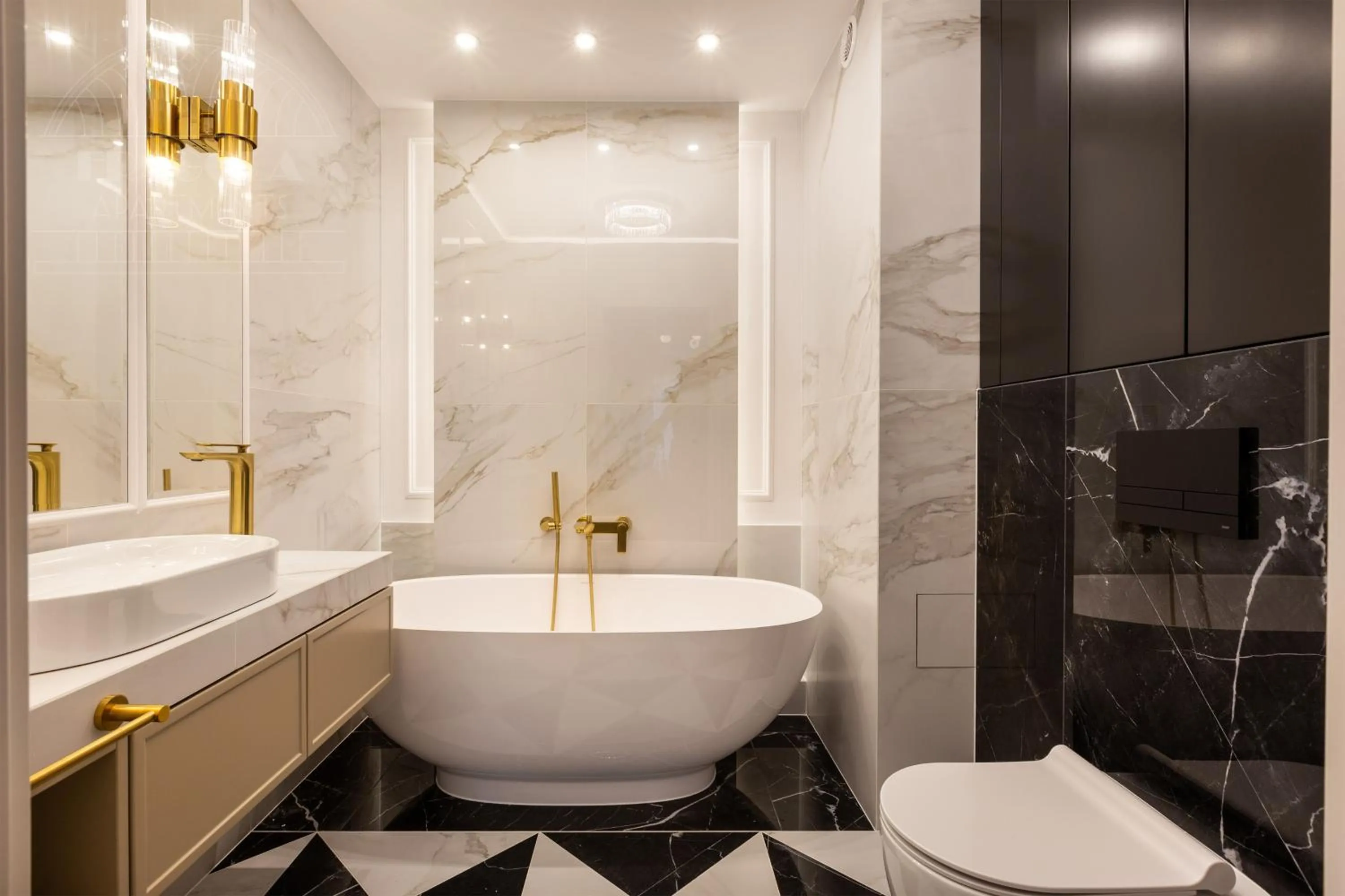 Bathroom in Fragola Apartments Old Town