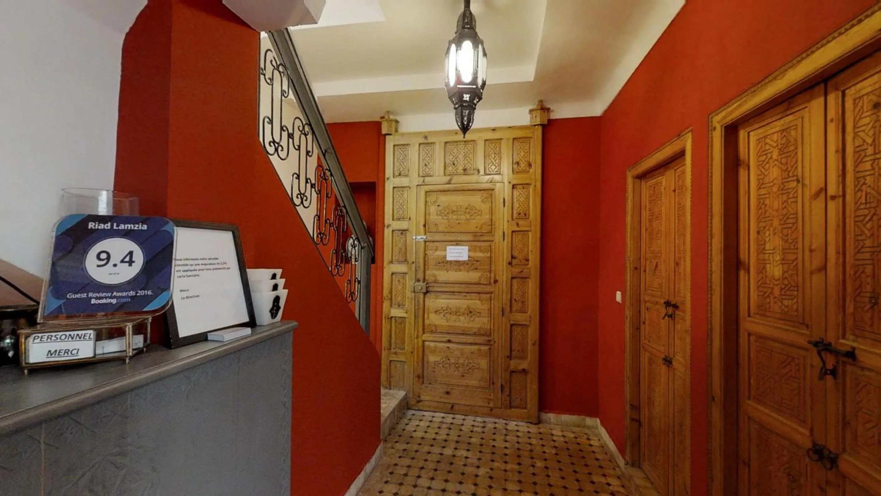 Facade/entrance in Riad Lamzia