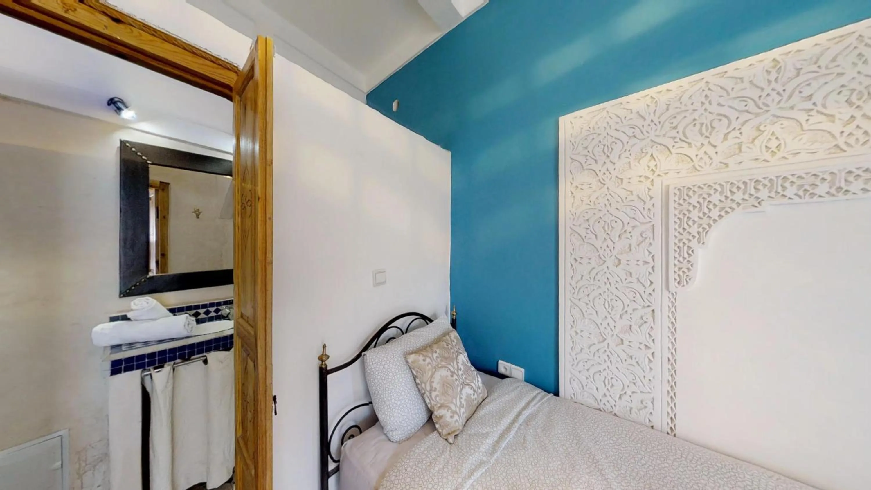 Bedroom, Bed in Riad Lamzia