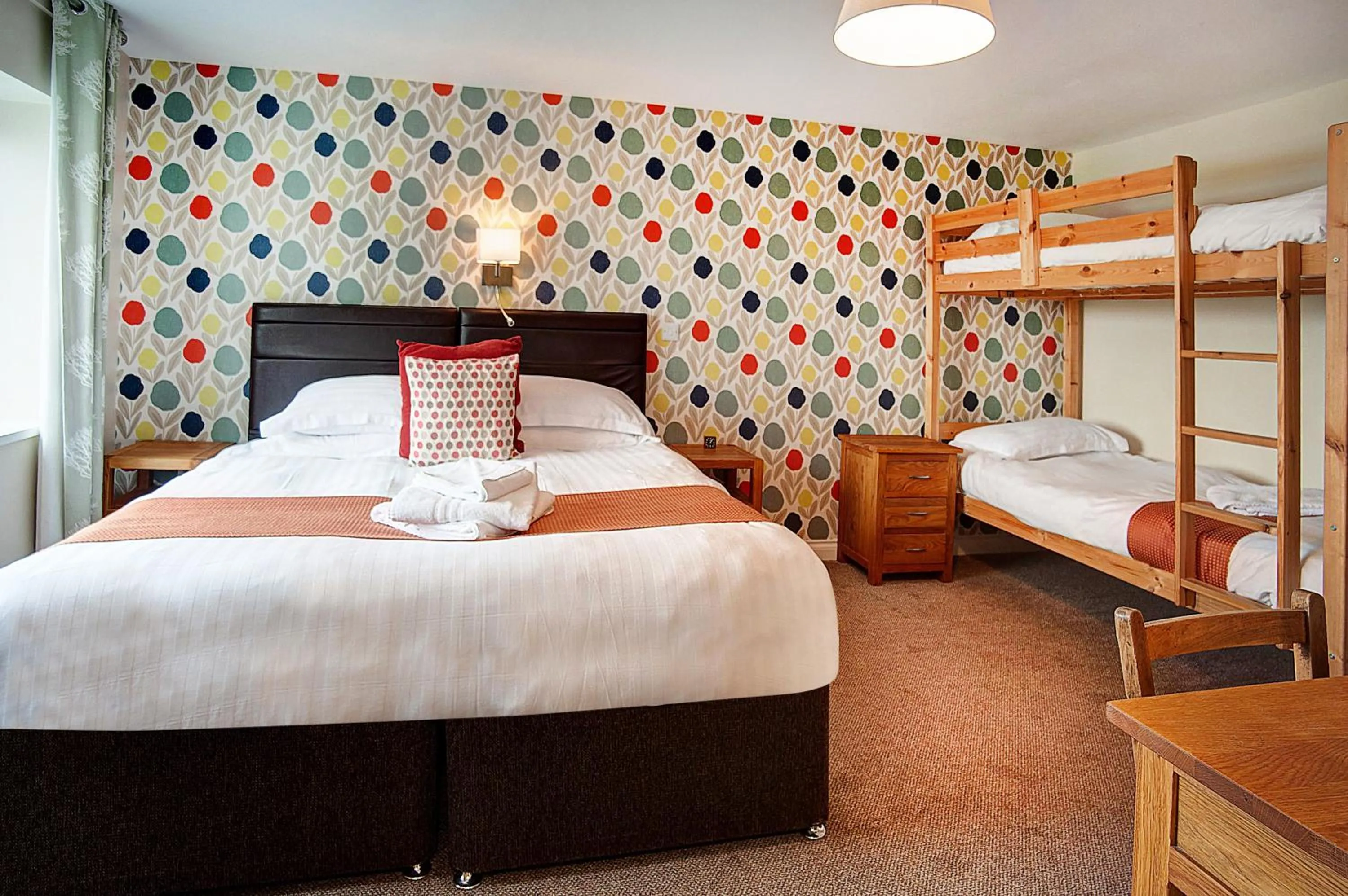 Bed in The Twice Brewed Inn