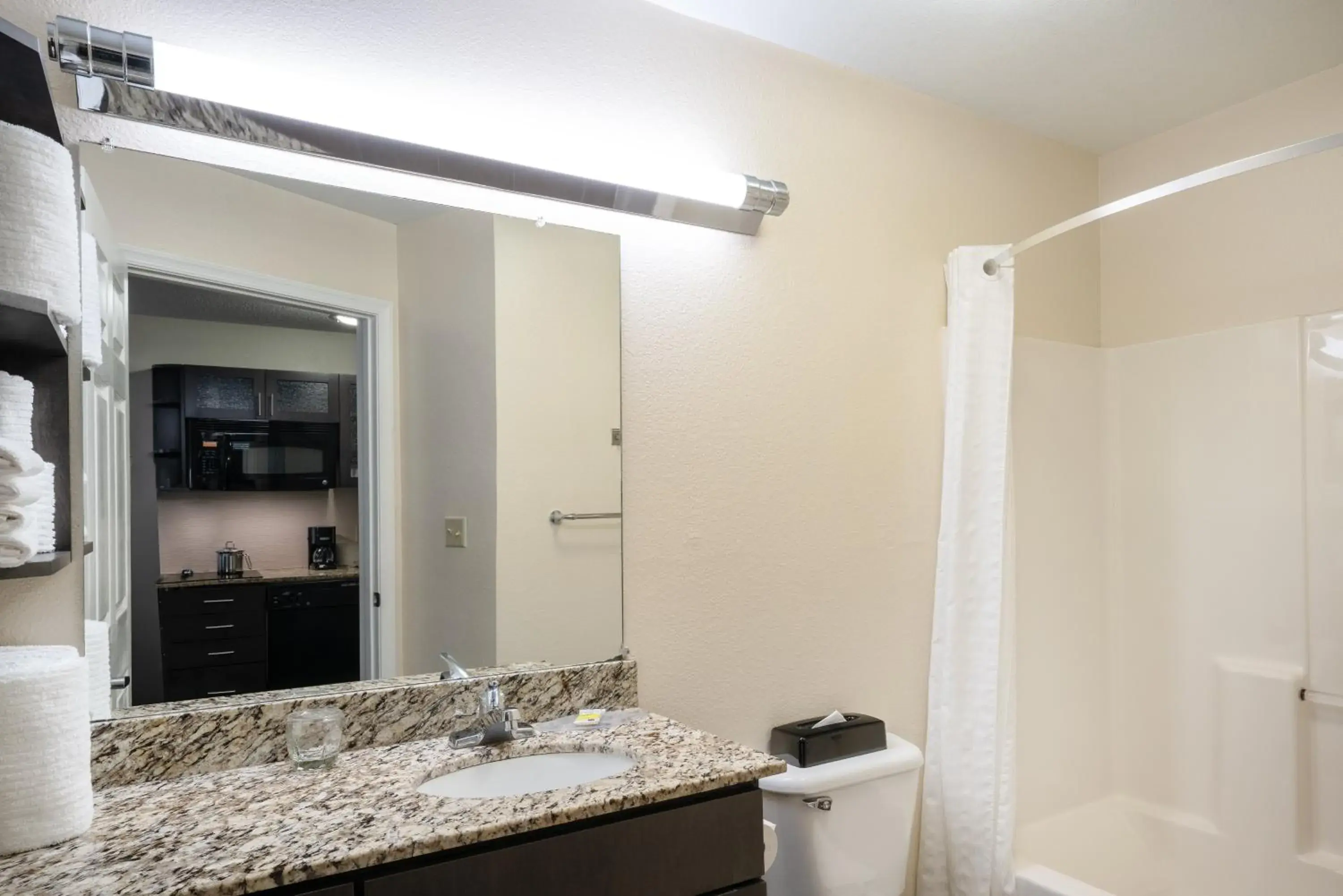 Bathroom in Candlewood Suites Hopewell, an IHG Hotel