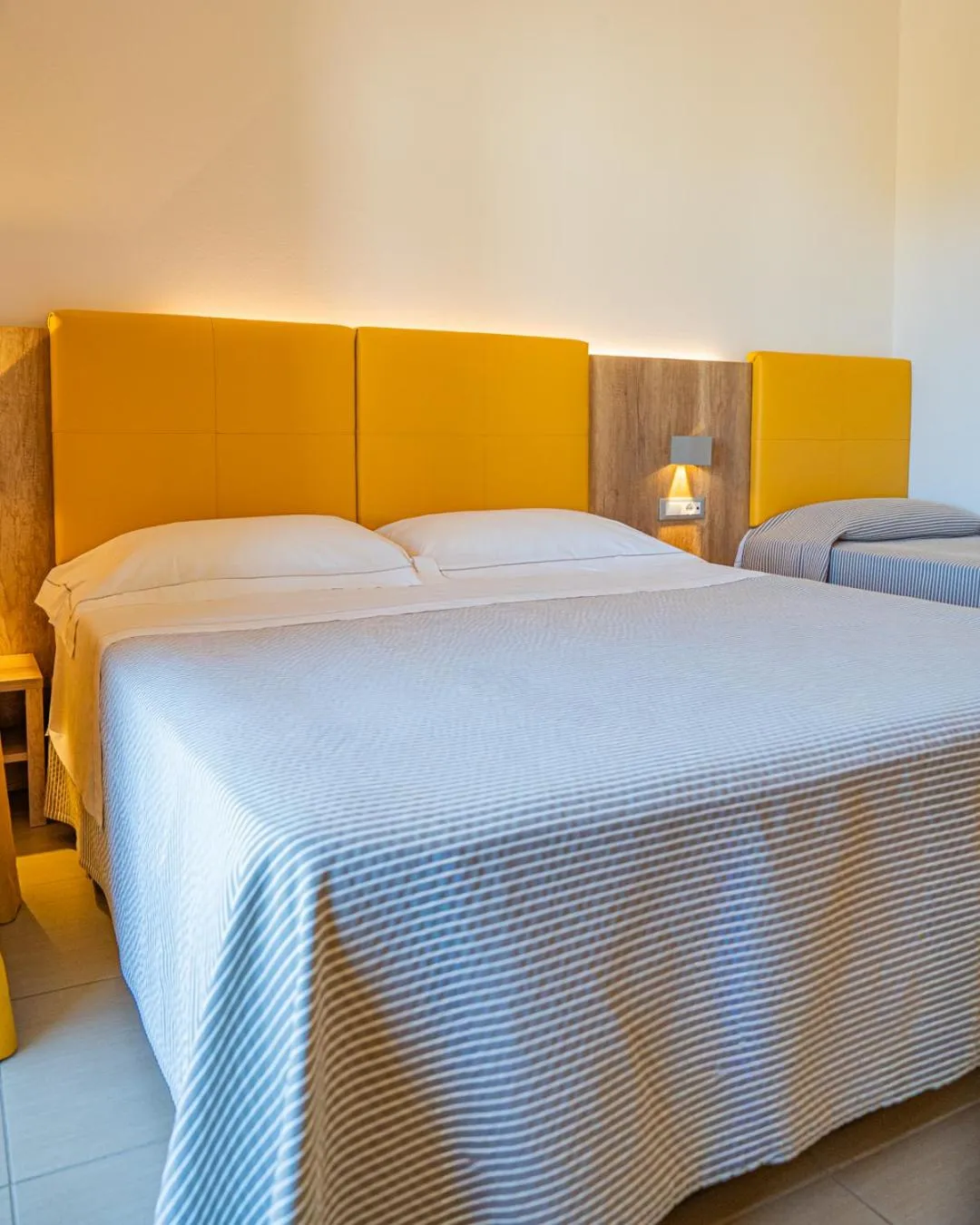 Bed in Hotel San Teodoro