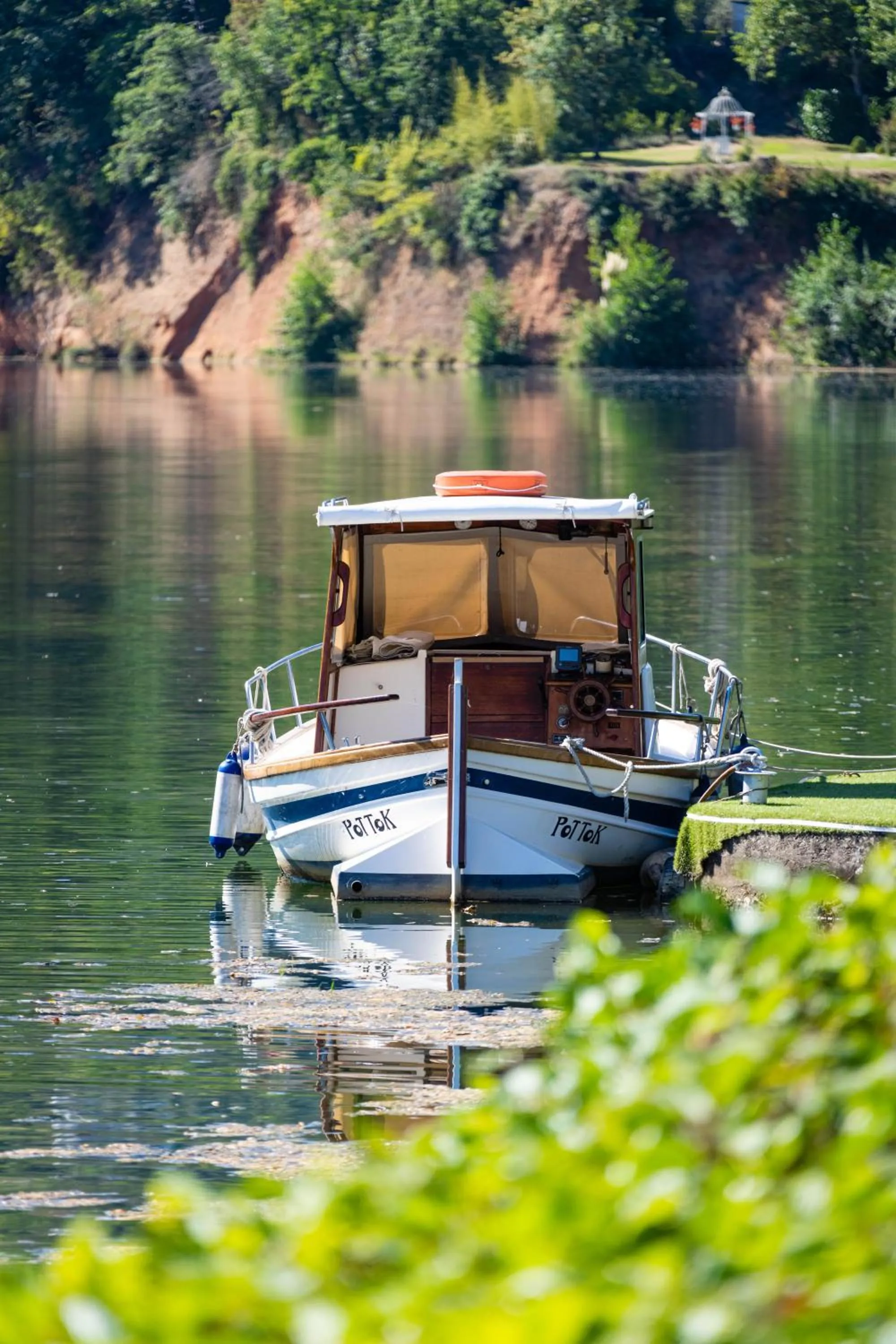 Garden in Relais & Châteaux Hôtel La Réserve