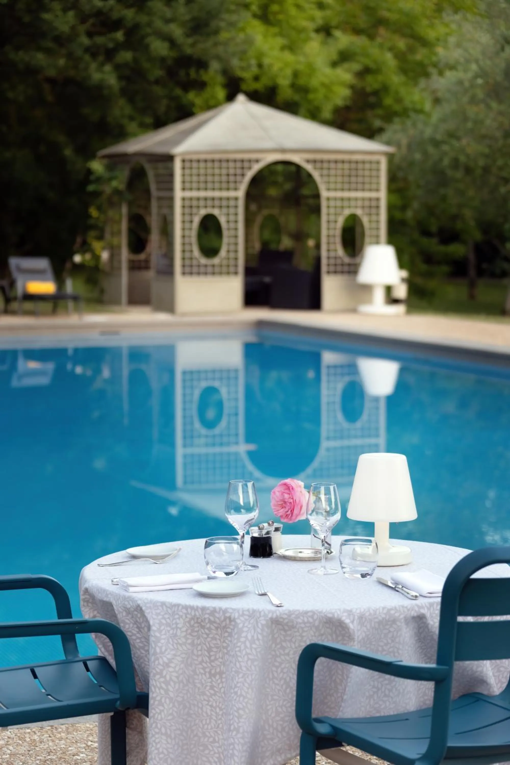 Swimming Pool in Relais & Châteaux Hôtel La Réserve