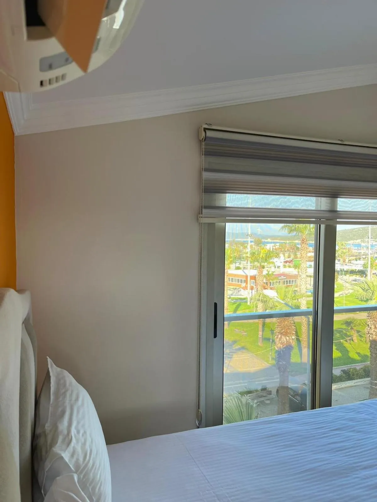 Bed in Sigacik Marina Apart Hotel