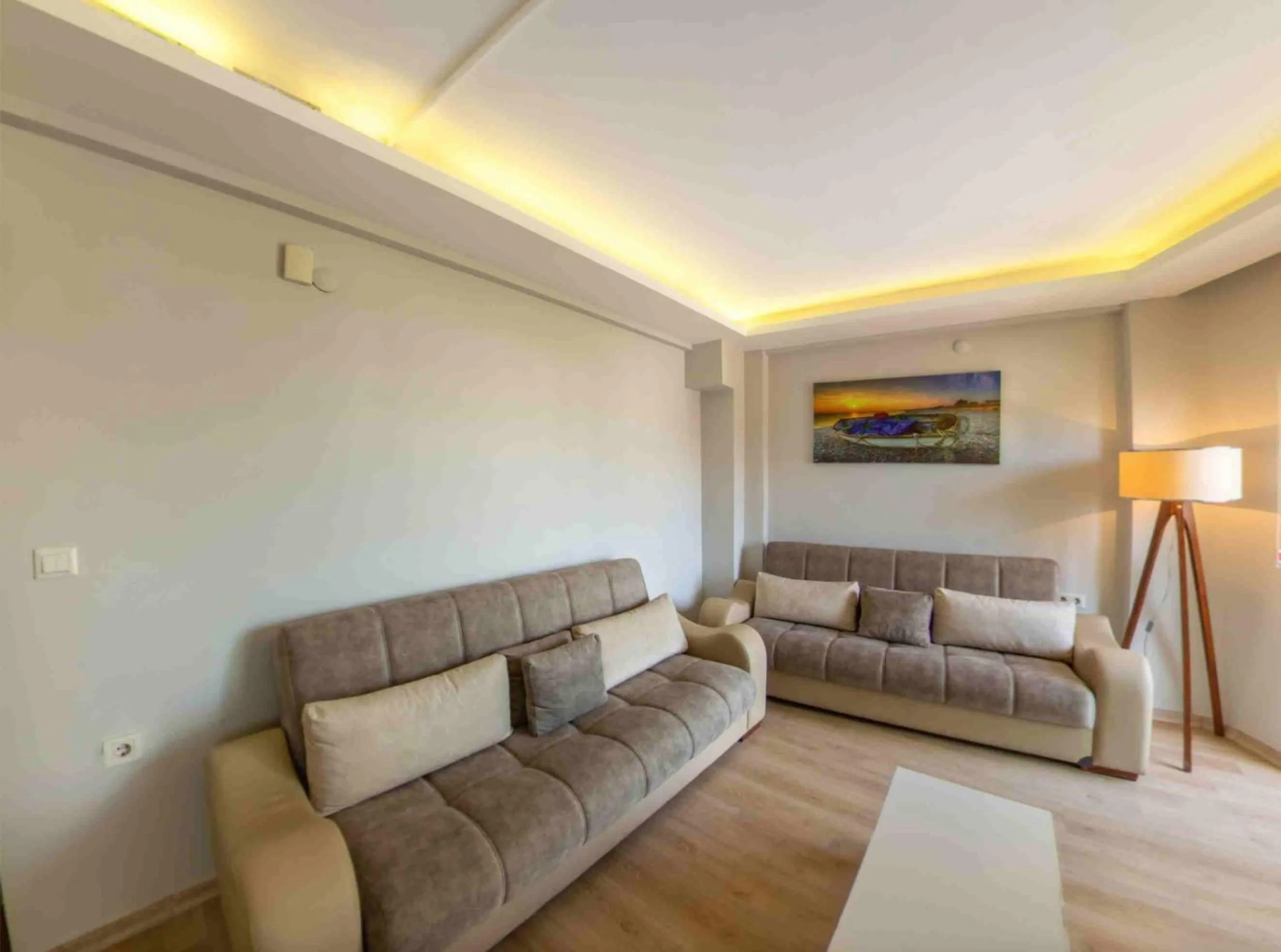 Living room in Sigacik Marina Apart Hotel