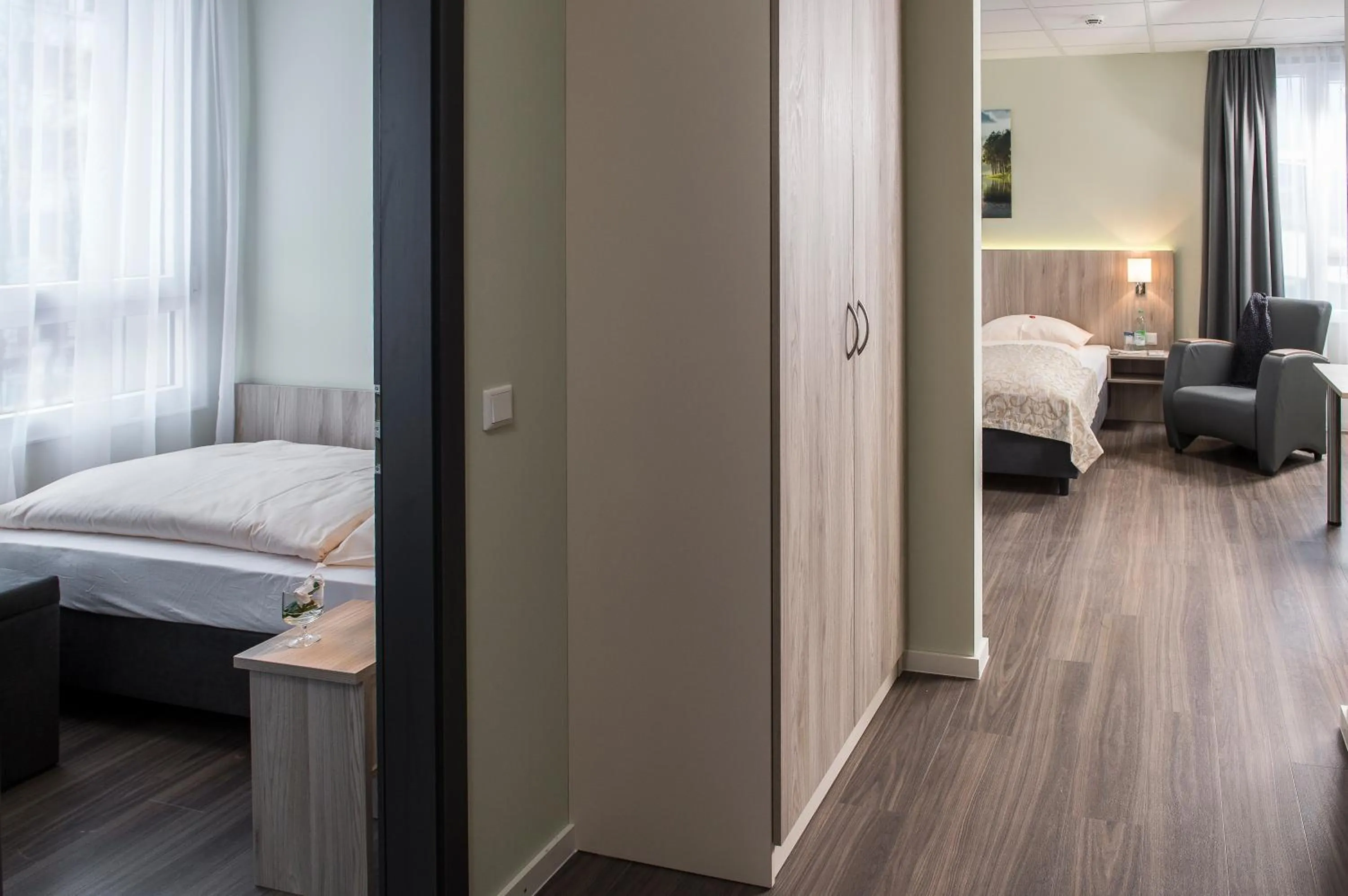 Photo of the whole room, Bed in AINO Aparthotel Olympiapark