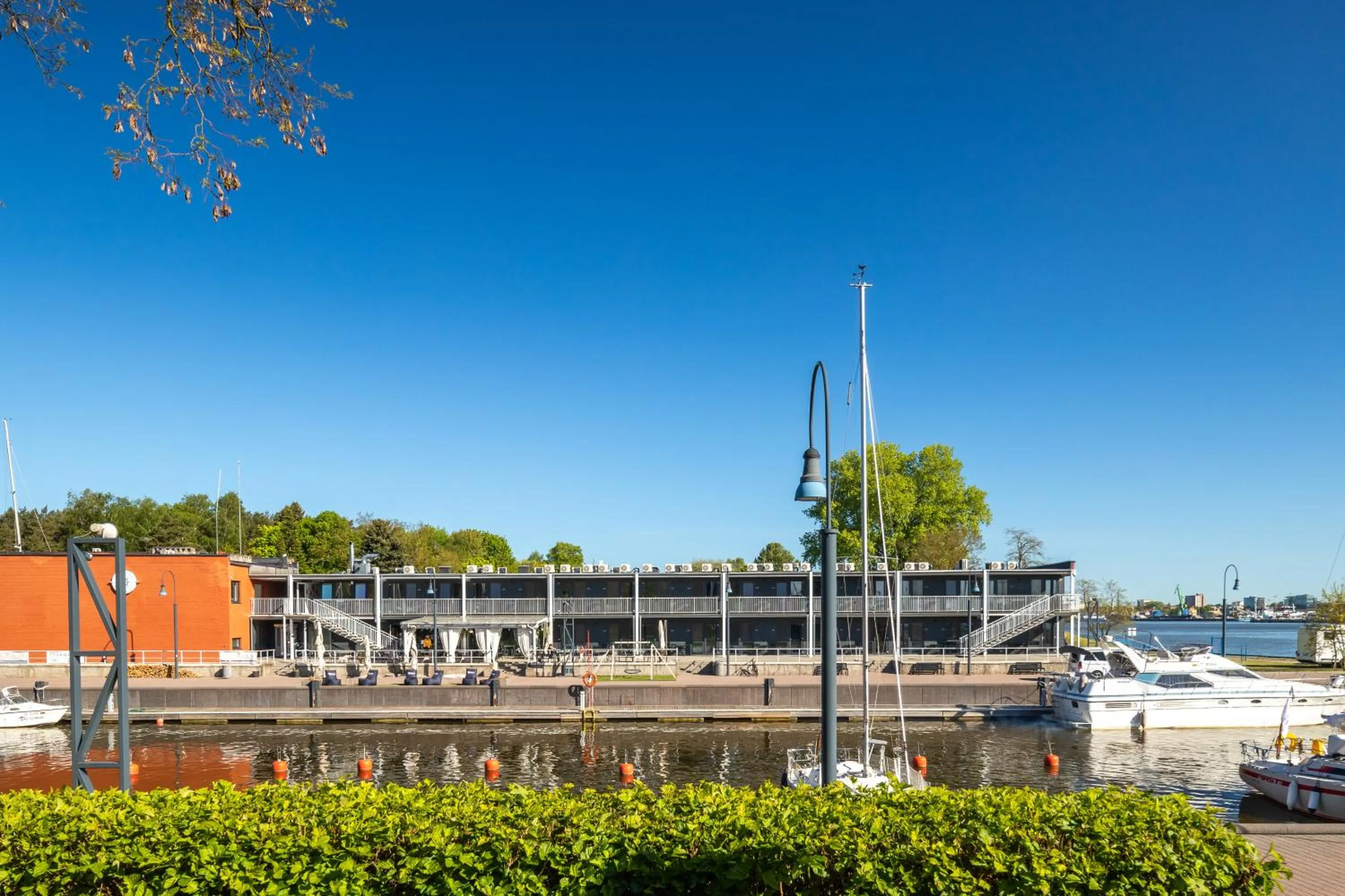 Property building in Smiltynės Jachtklubas