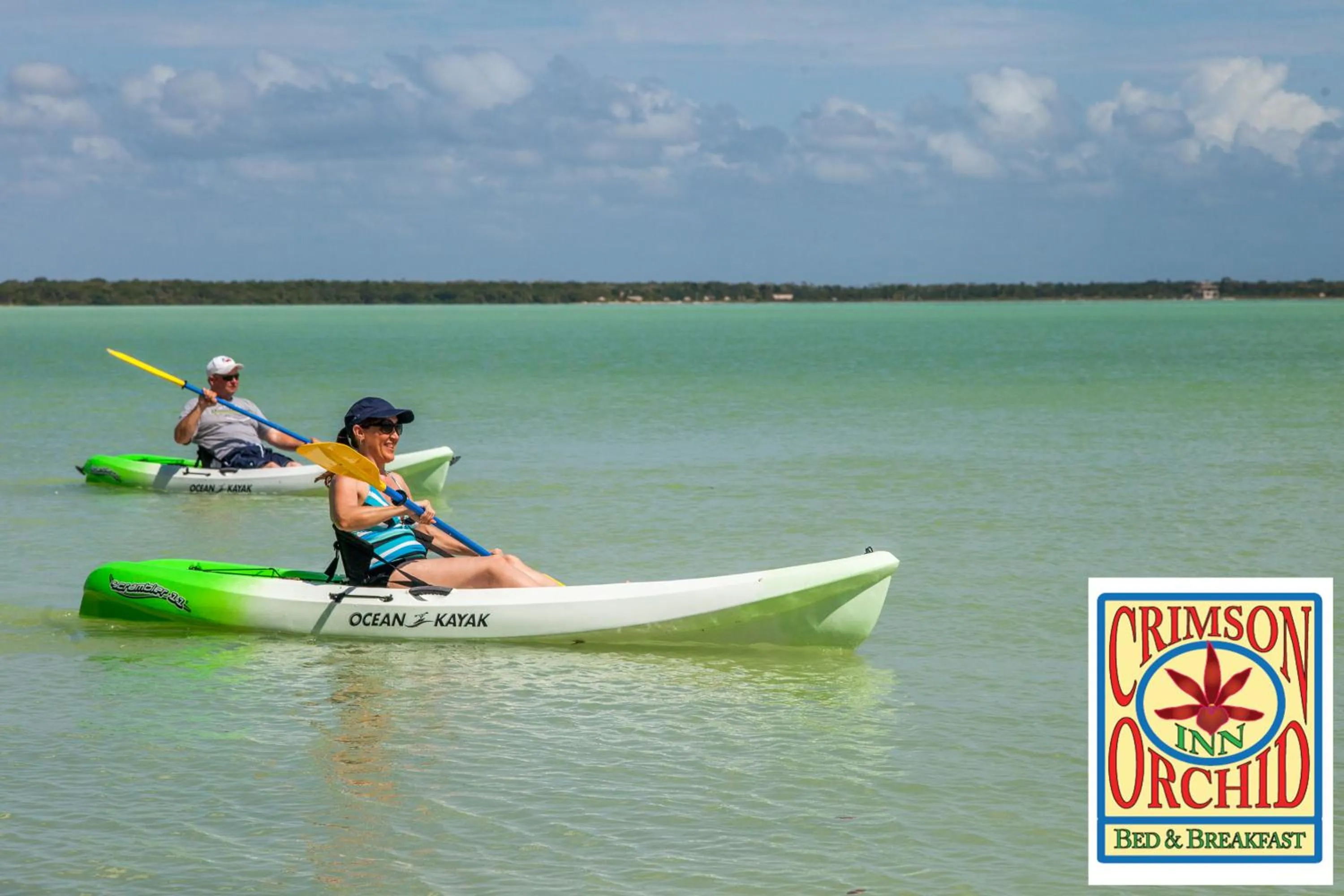 Canoeing in The Crimson Orchid Inn at Orchid Bay