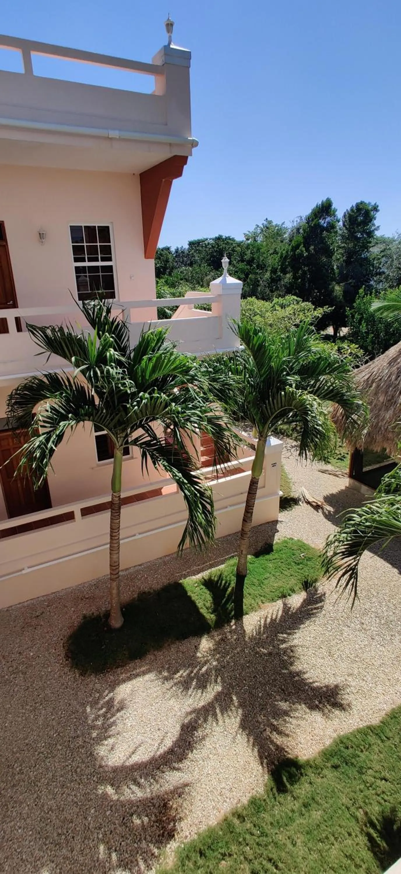 Inner courtyard view in The Crimson Orchid Inn at Orchid Bay