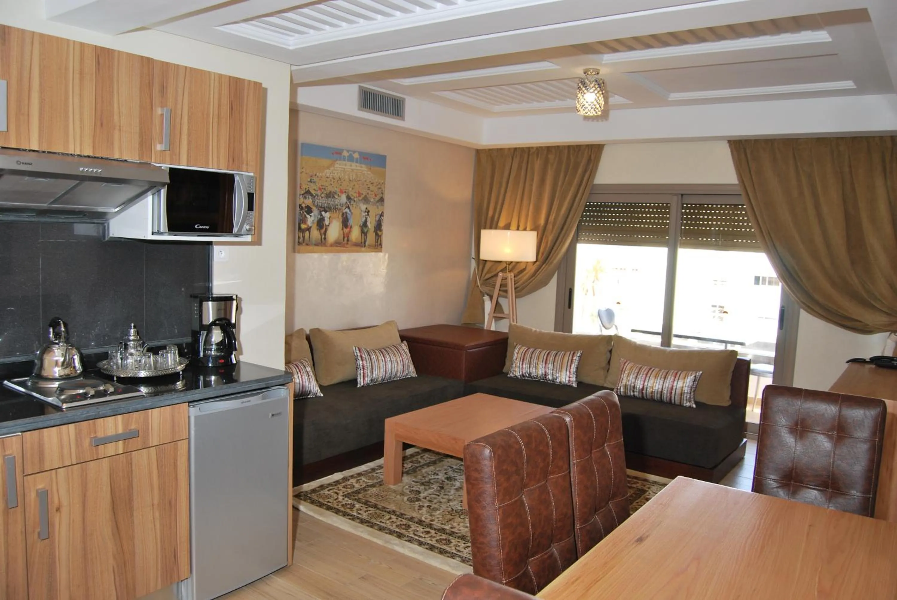 Dining area in Rofaida Appart'Hotel