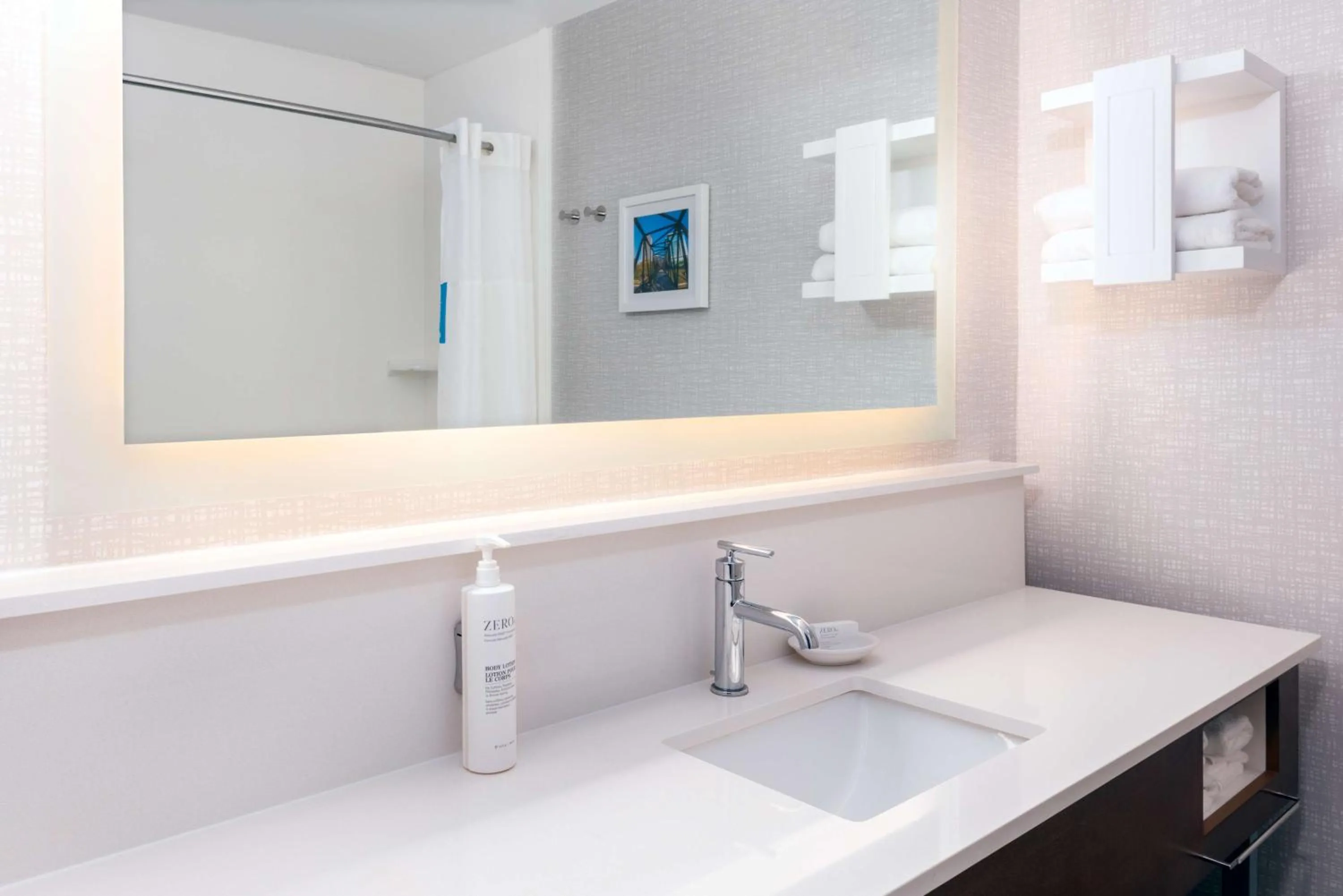 Bathroom in Hampton Inn Petersburg - Southpark Mall