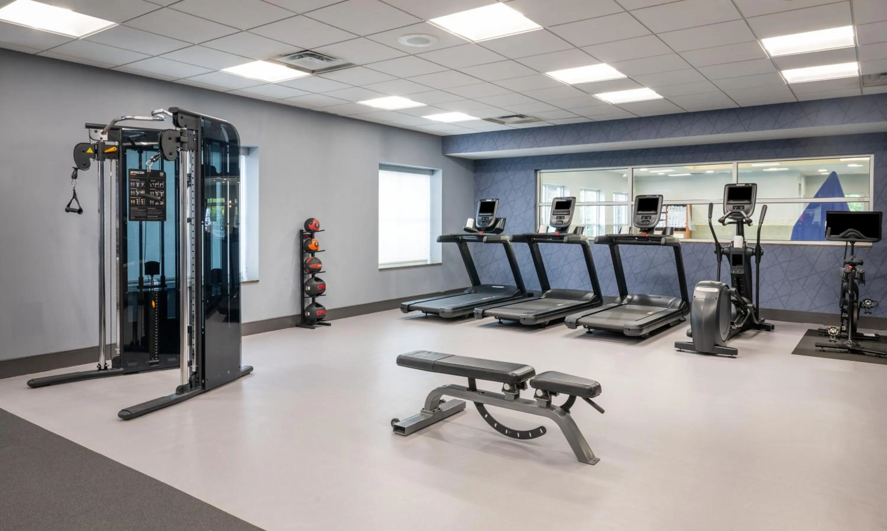 Fitness centre/facilities in Homewood Suites by Hilton Pittsburgh-Southpointe