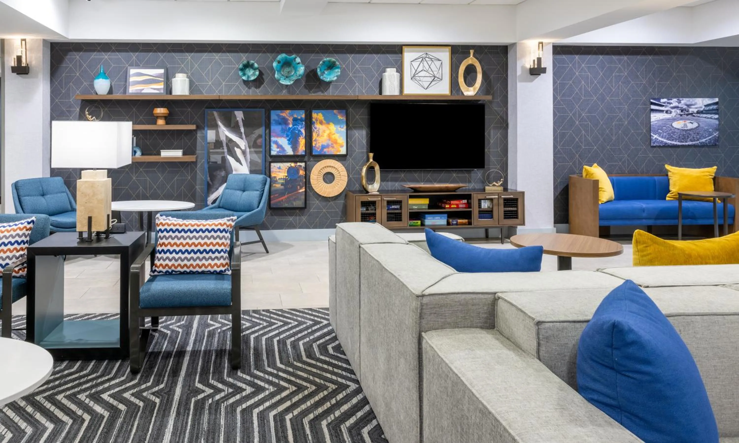 Lobby or reception in Homewood Suites by Hilton Pittsburgh-Southpointe