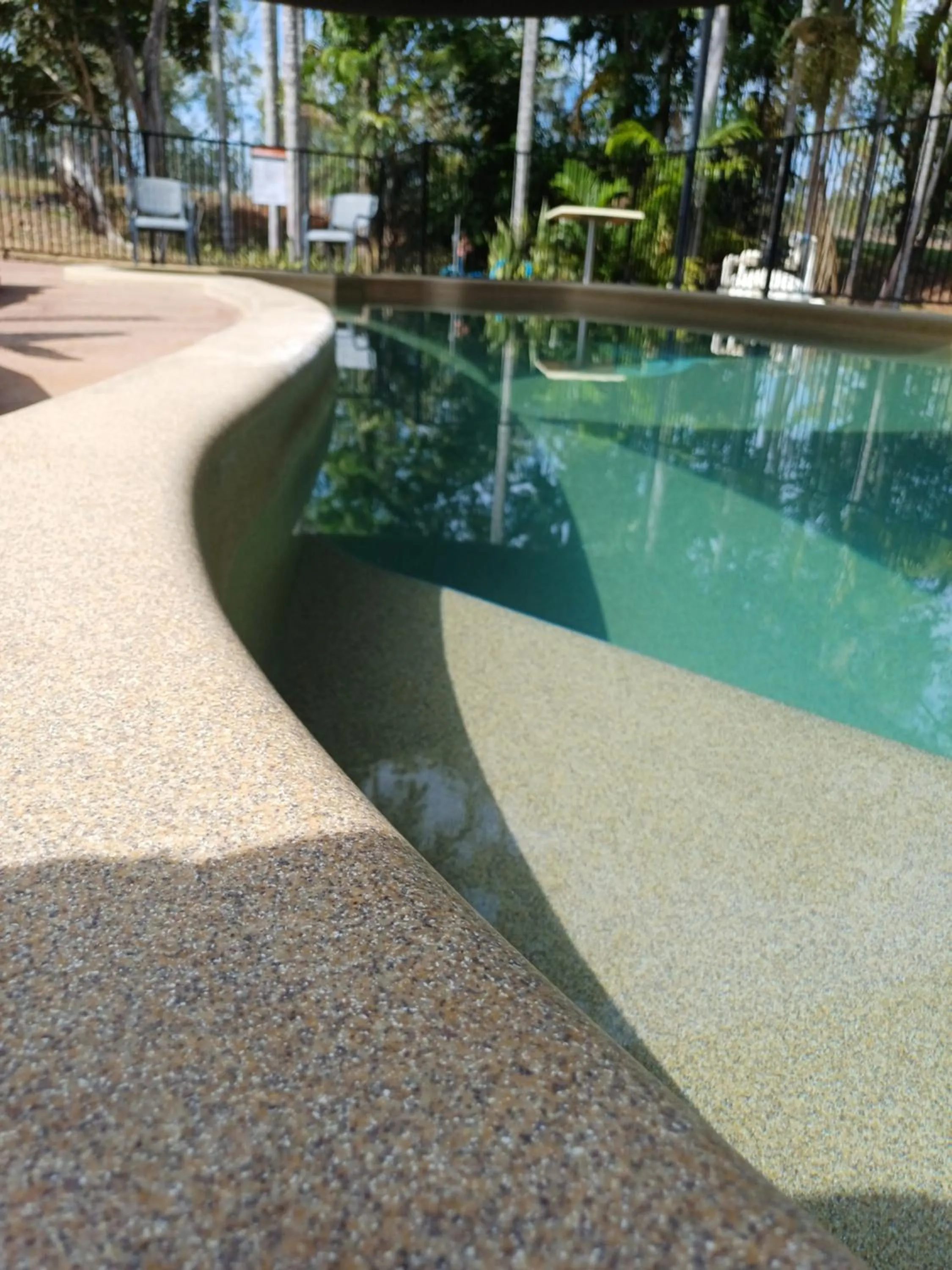 Swimming pool in AAOK Lakes Resort and Caravan Park