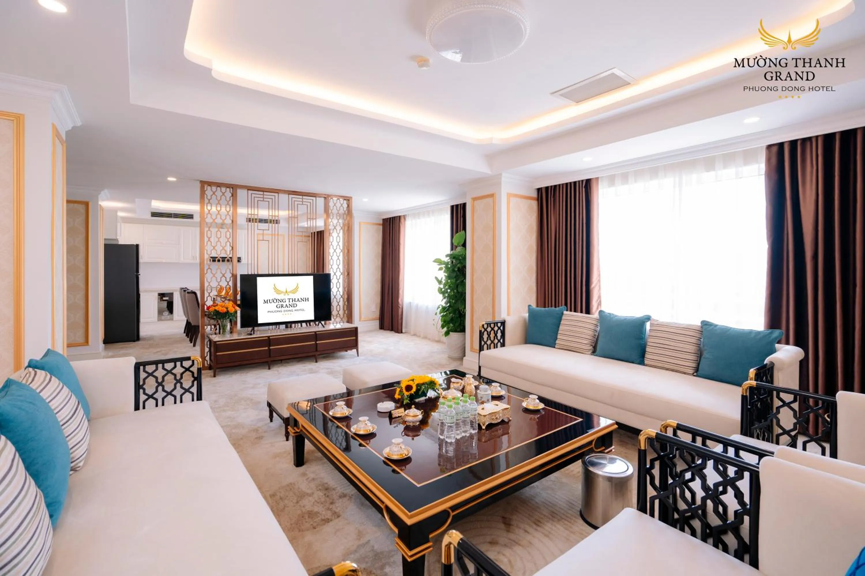 Seating area in Muong Thanh Grand Phuong Dong