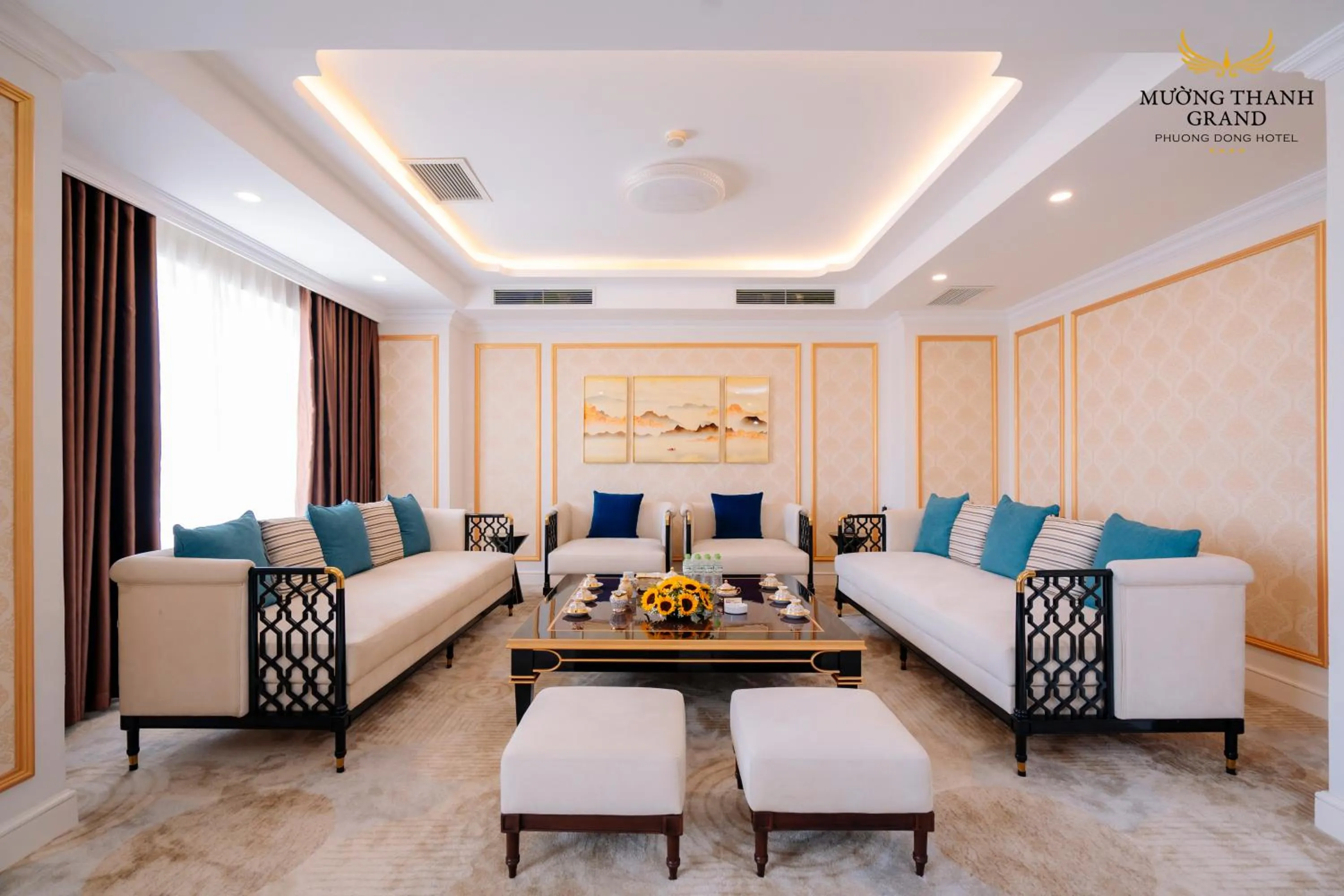 Seating area in Muong Thanh Grand Phuong Dong