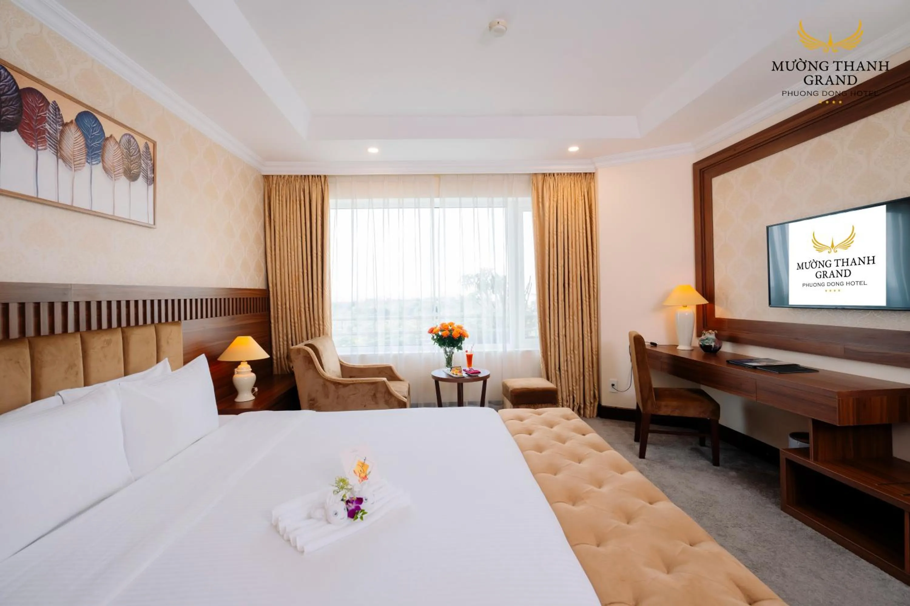 Bedroom, Bed in Muong Thanh Grand Phuong Dong