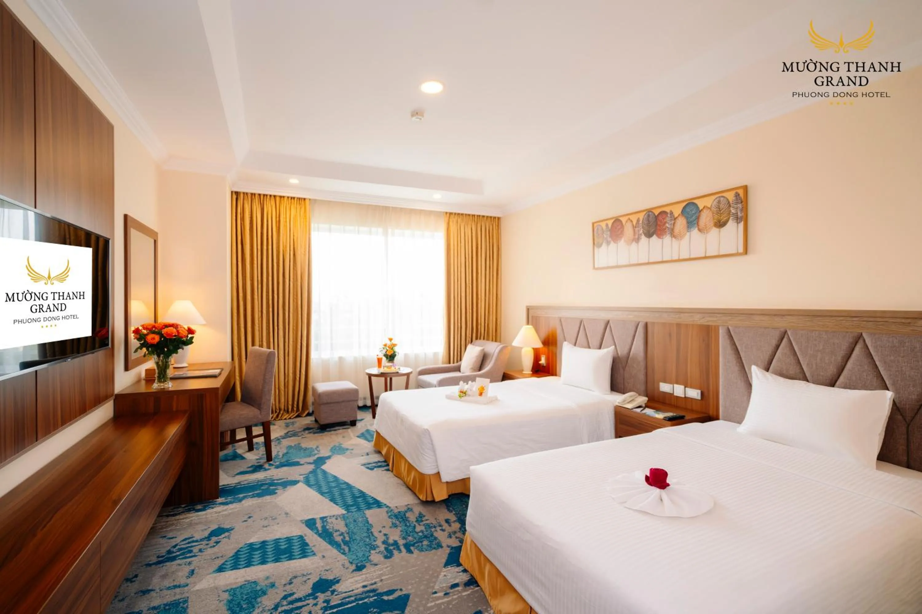 Photo of the whole room, Bed in Muong Thanh Grand Phuong Dong