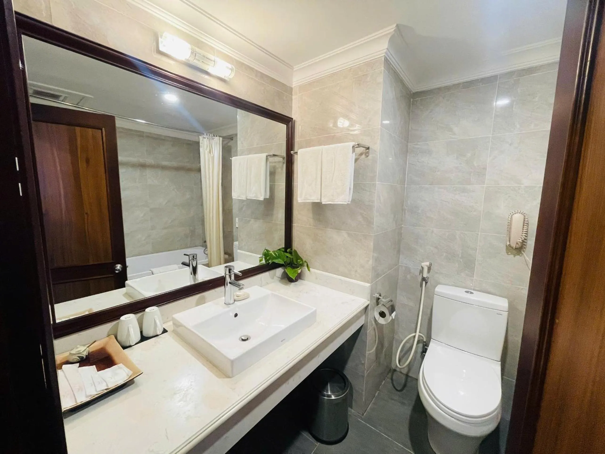 Bathroom in Muong Thanh Grand Phuong Dong