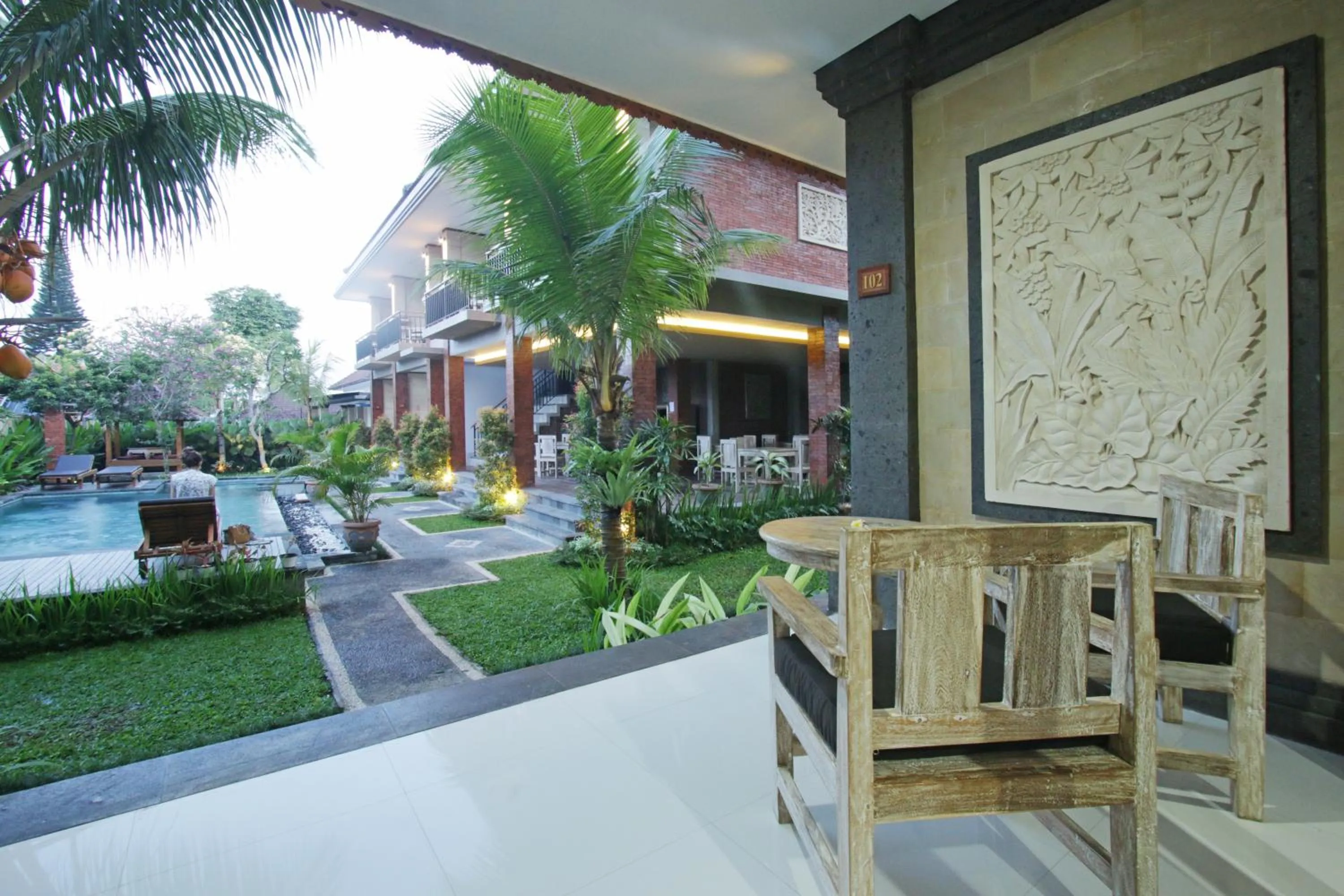 Garden view in Batu Empug Ubud by Mahaputra