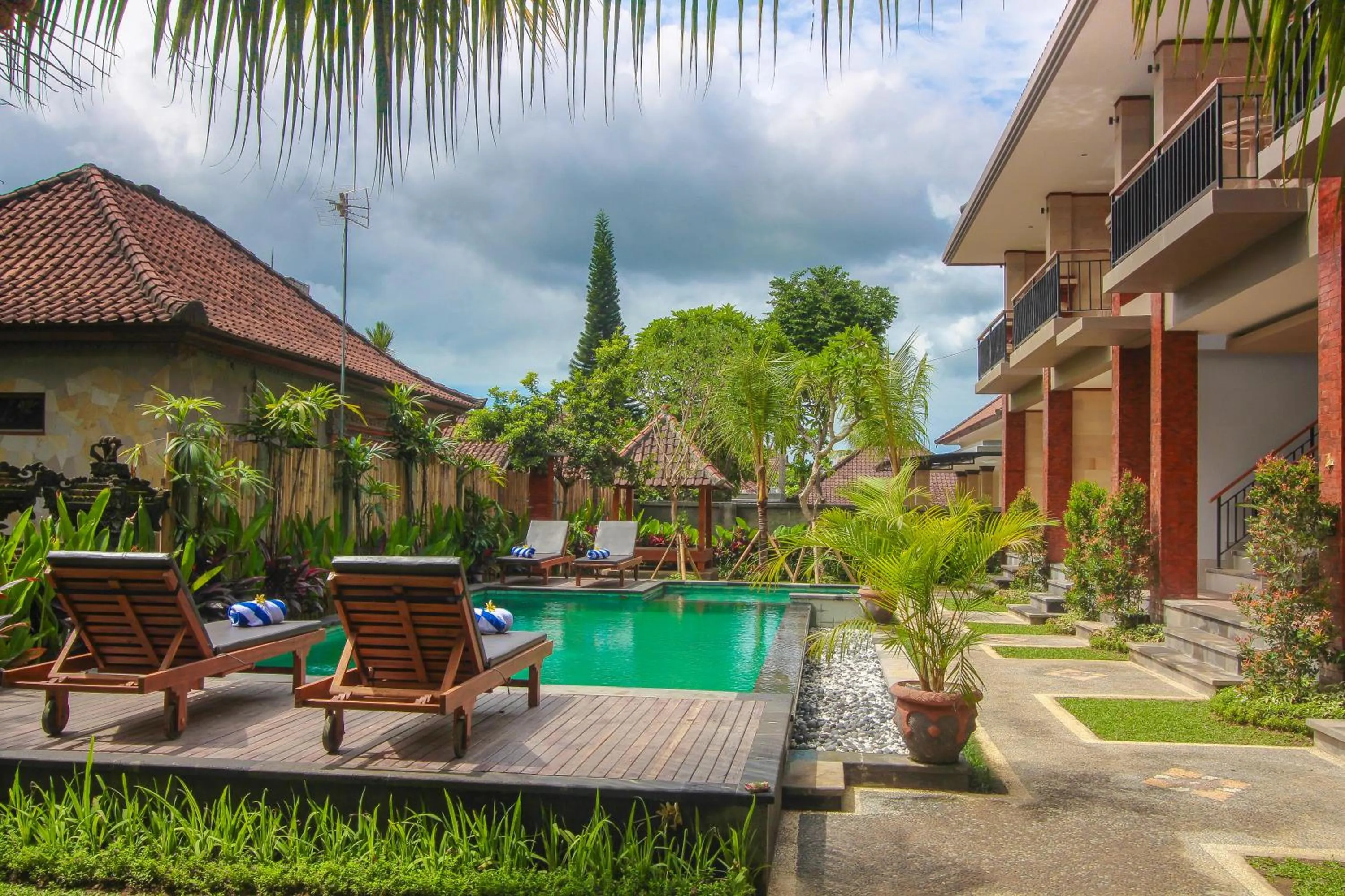 Pool view in Batu Empug Ubud by Mahaputra